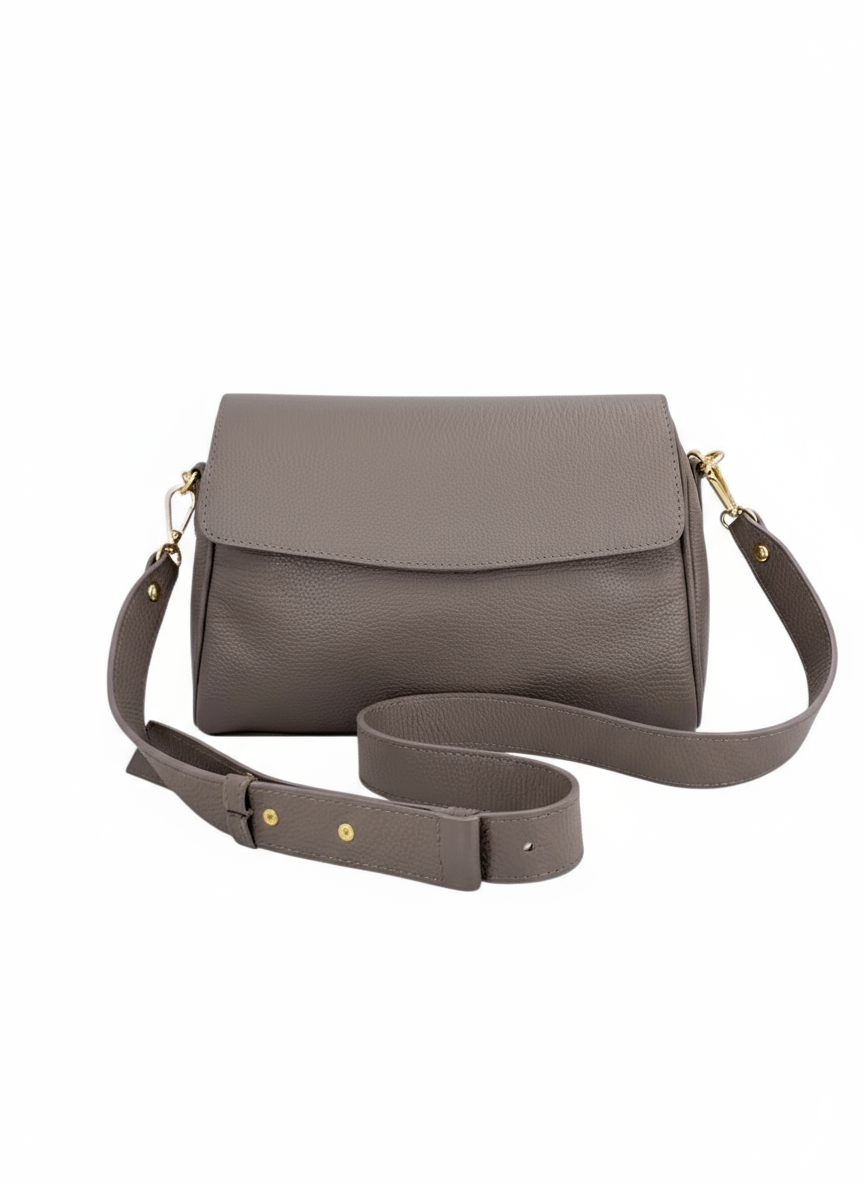 Alicia – Damen Schulter- und Crossbody-Tasche aus 100 % hochwertigem italienischem Echtleder