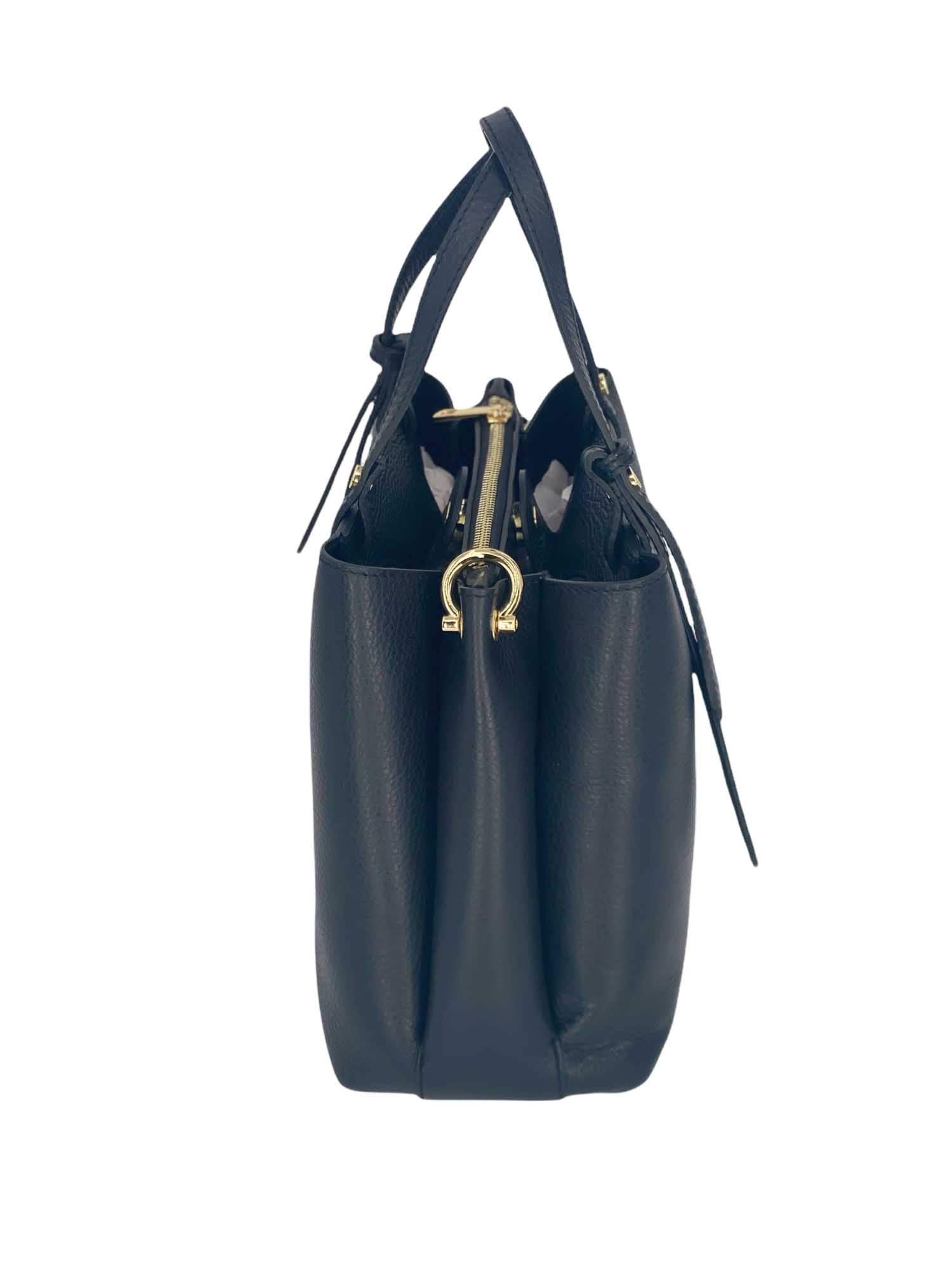 Valentine – Damenhandtasche und Umhängetasche aus echtem italienischen Leder mit verstellbarem Schultergurt