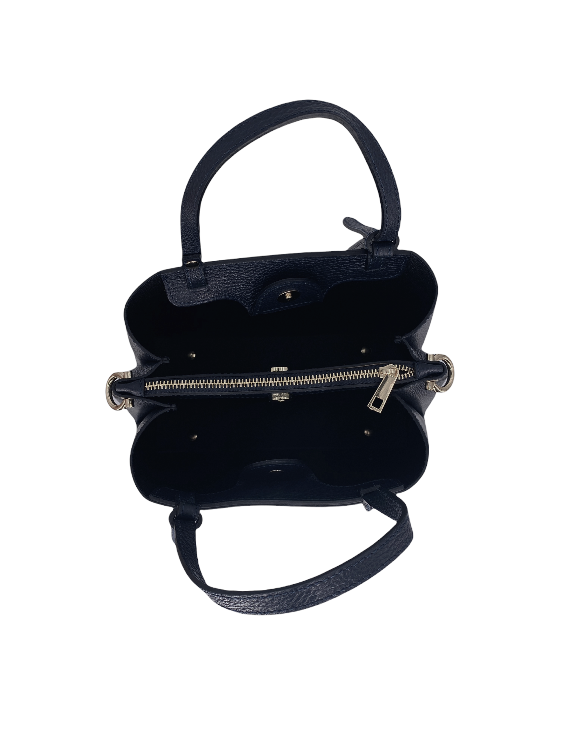 Valentine – Damenhandtasche und Umhängetasche aus echtem italienischen Leder mit verstellbarem Schultergurt