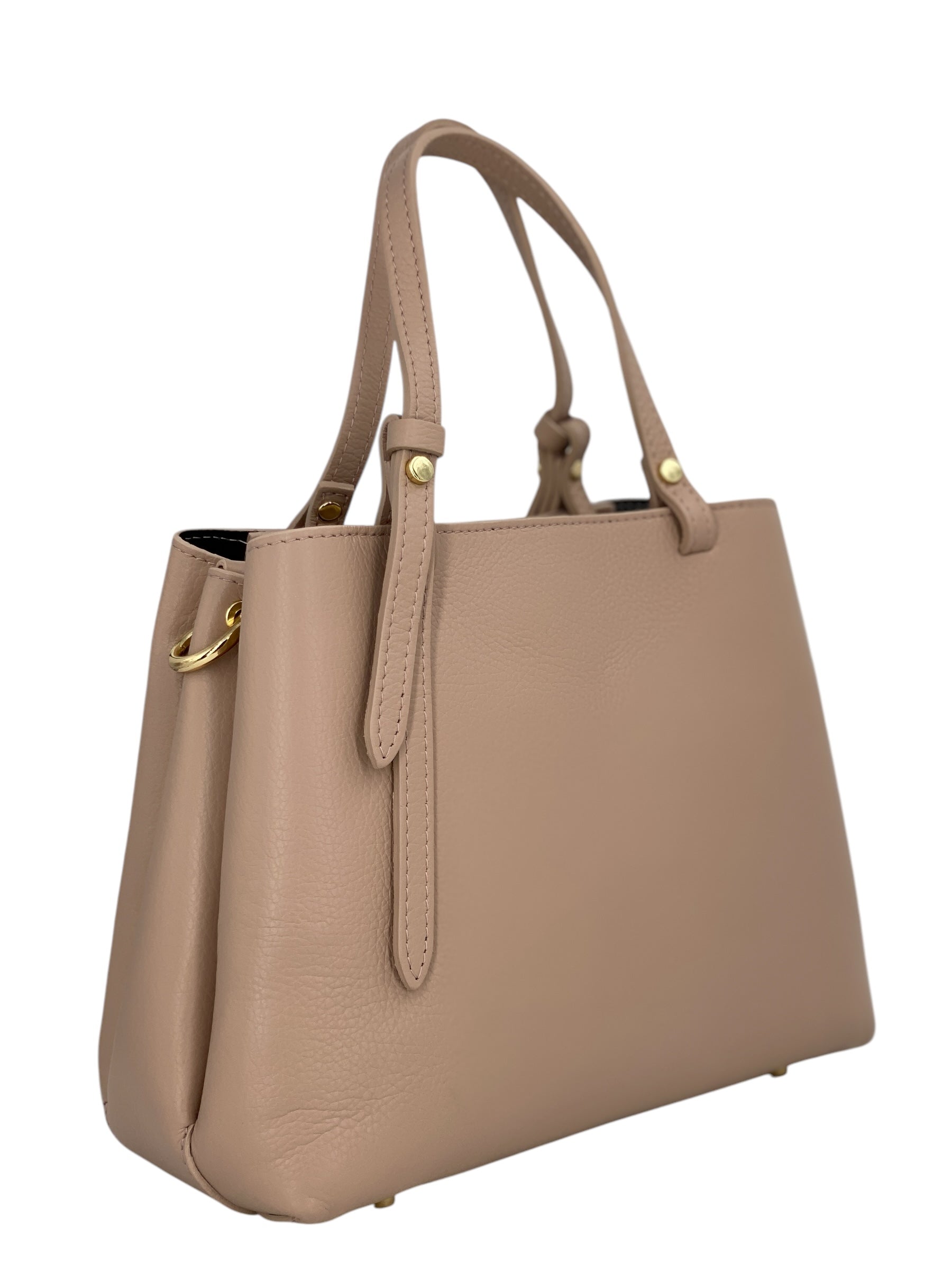 Valentine – Damenhandtasche und Umhängetasche aus echtem italienischen Leder mit verstellbarem Schultergurt