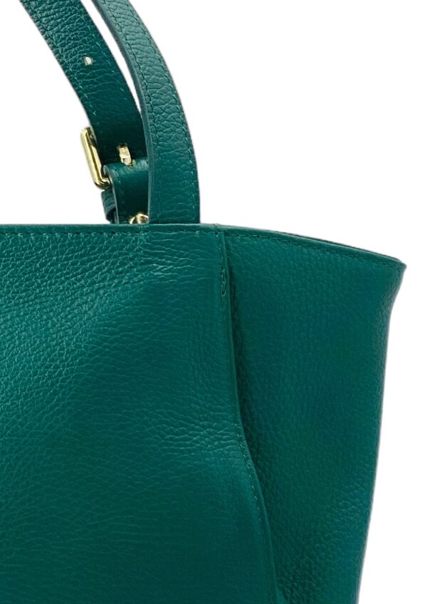 Camille – Women's handbag and shoulder bag in Italian leather and suede with adjustable handles and reinforced stitching