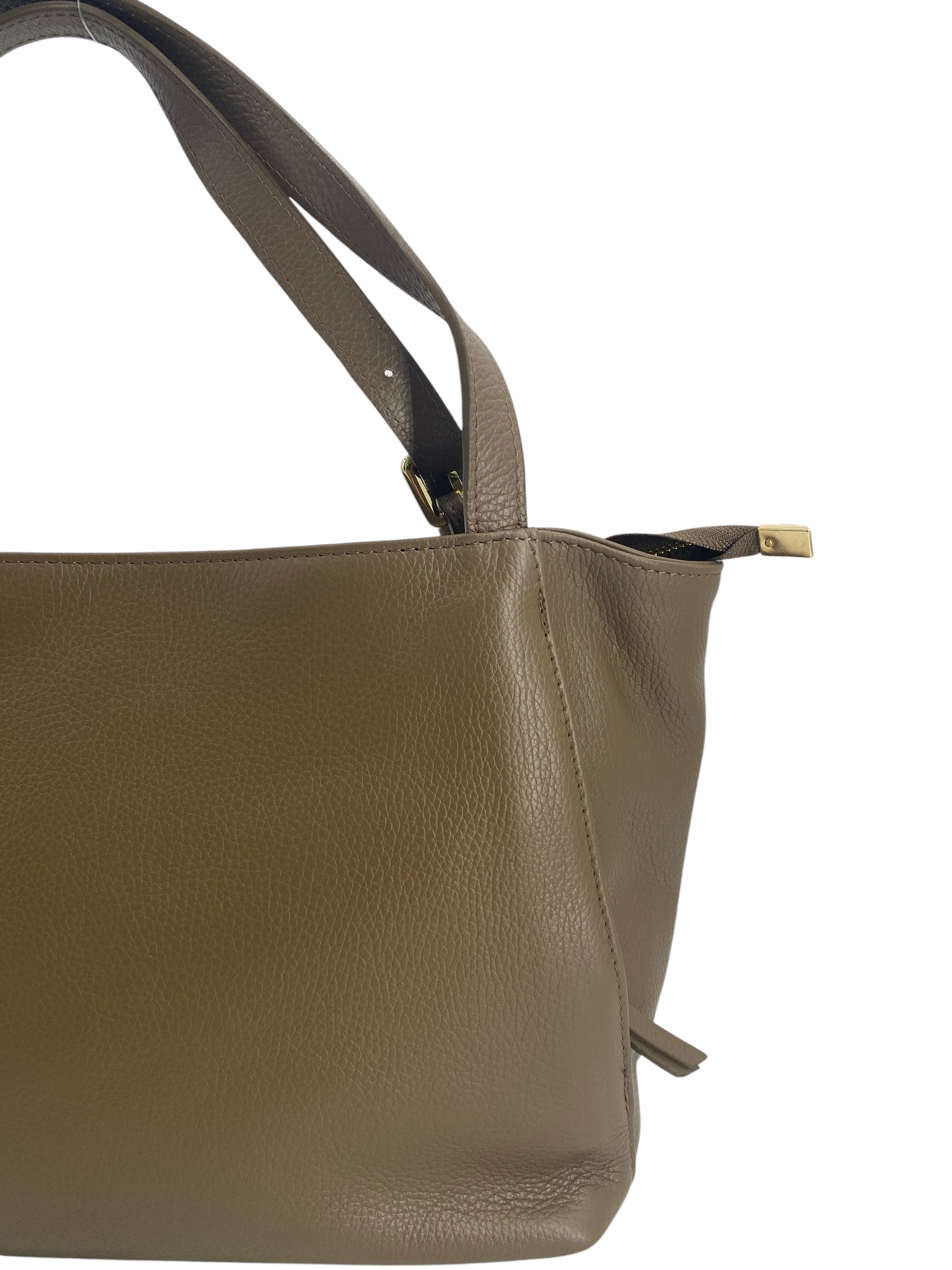 Camille – Women's handbag and shoulder bag in Italian leather and suede with adjustable handles and reinforced stitching