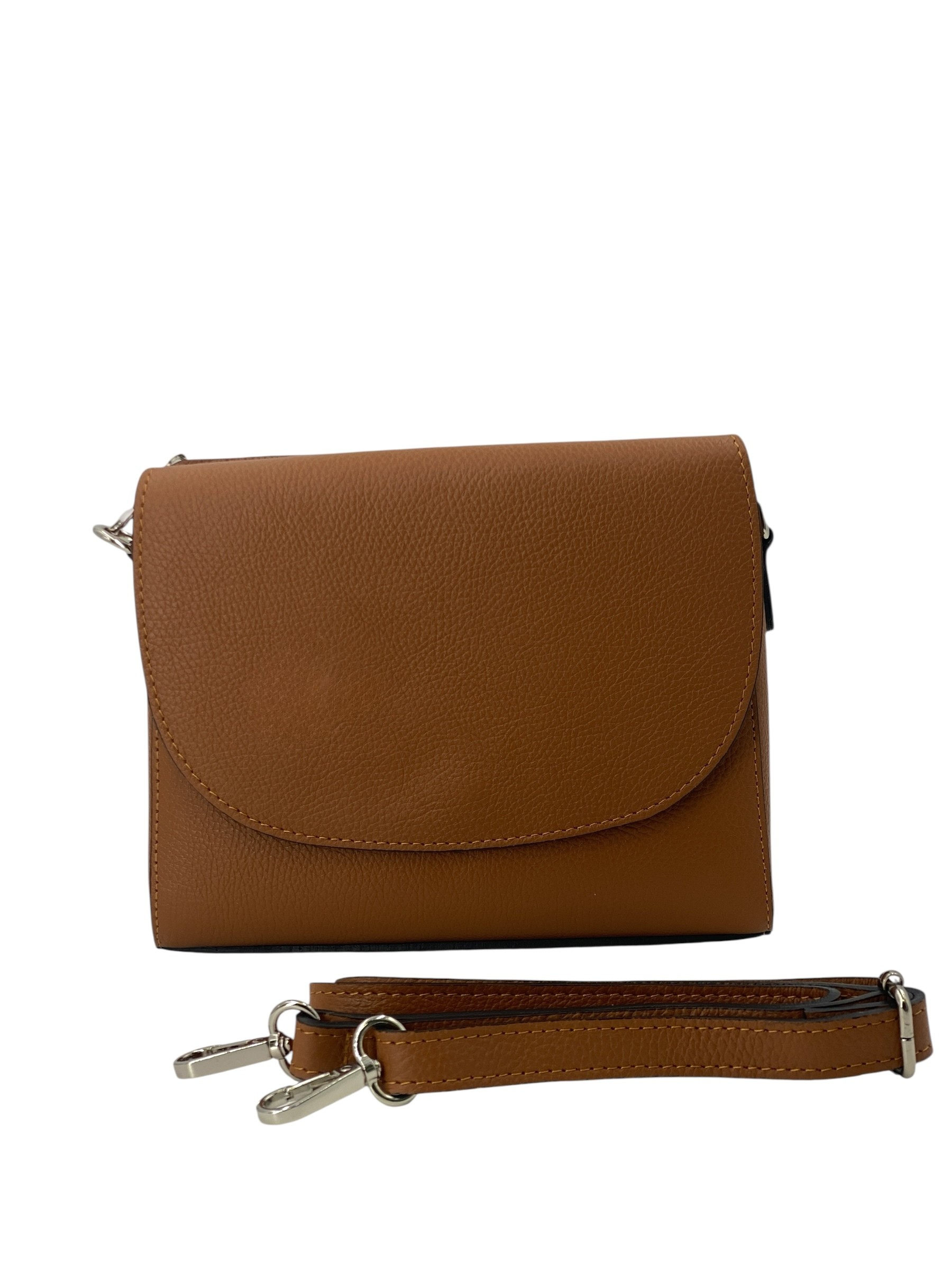 Apolline – Women's shoulder bag in genuine Italian leather with 3 compartments