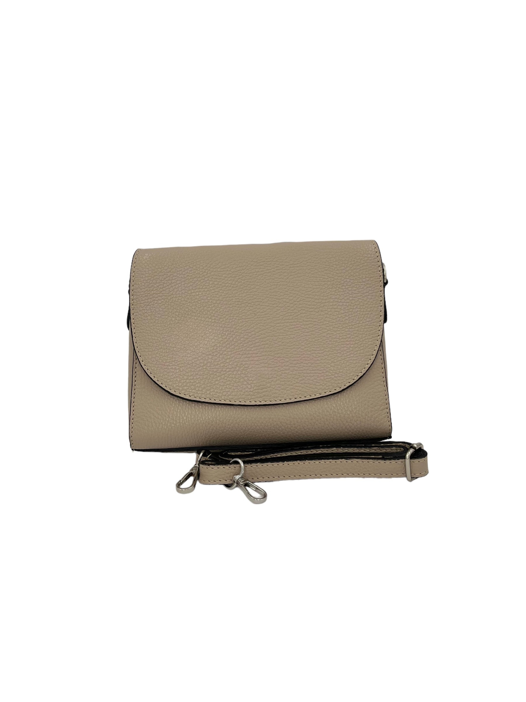 Apolline – Women's shoulder bag in genuine Italian leather with 3 compartments