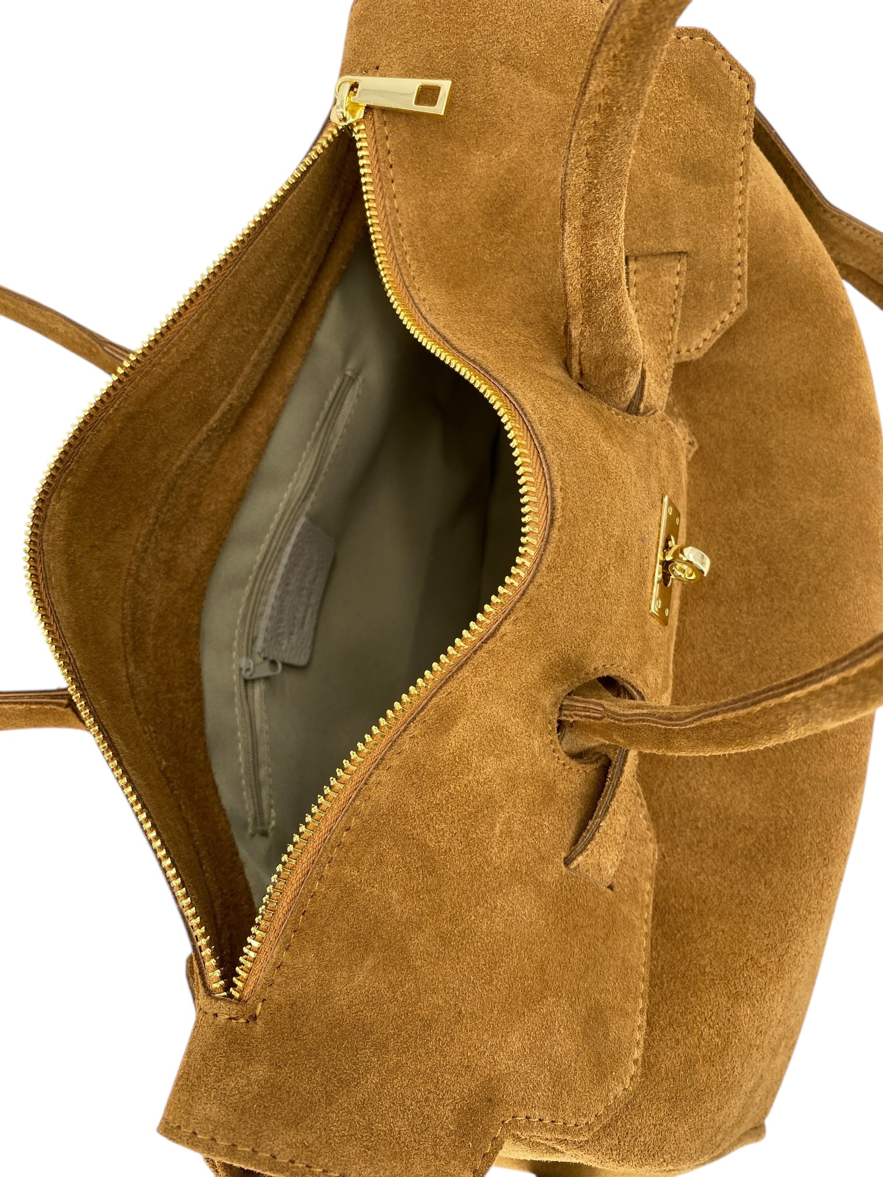 Juliette – Damenhandtasche und Umhängetasche aus echtem italienischen Leder mit doppelt verstärkten Griffen und gefüttertem Innenraum