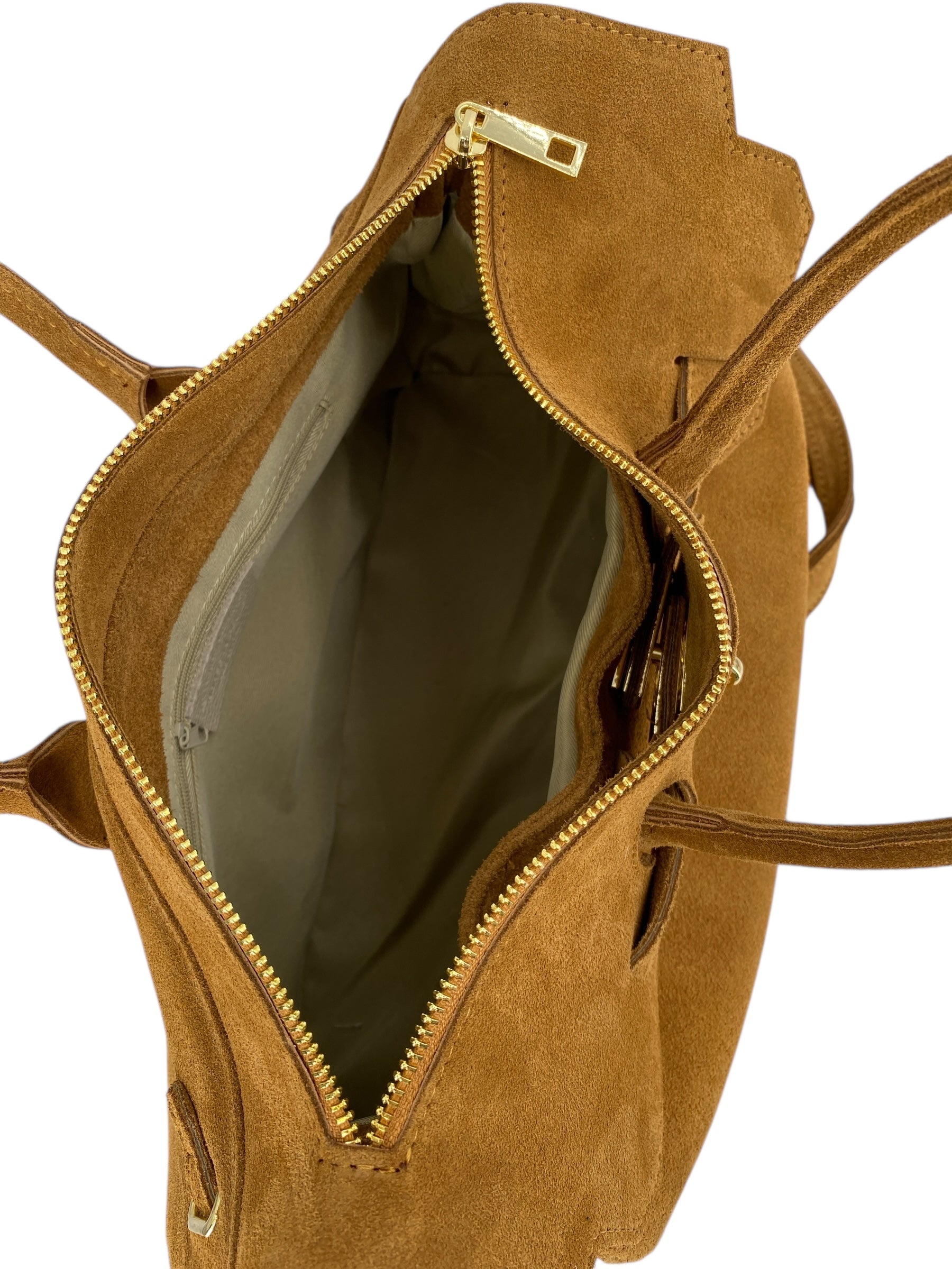 Juliette – Damenhandtasche und Umhängetasche aus echtem italienischen Leder mit doppelt verstärkten Griffen und gefüttertem Innenraum