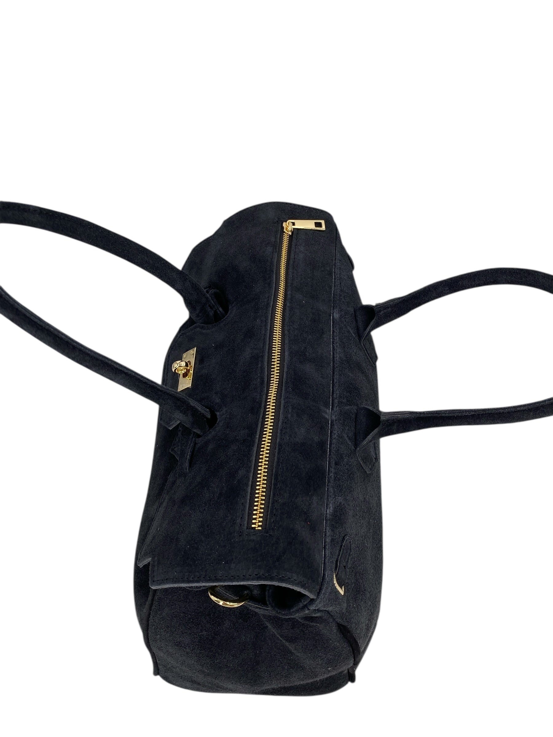 Juliette – Damenhandtasche und Umhängetasche aus echtem italienischen Leder mit doppelt verstärkten Griffen und gefüttertem Innenraum