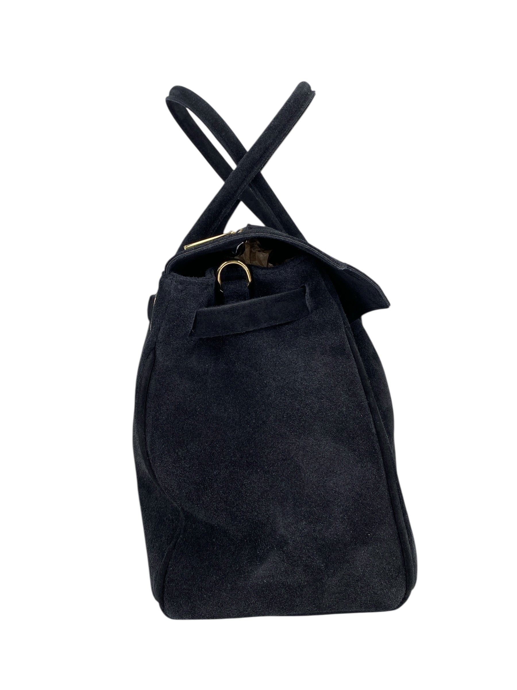 Juliette – Damenhandtasche und Umhängetasche aus echtem italienischen Leder mit doppelt verstärkten Griffen und gefüttertem Innenraum