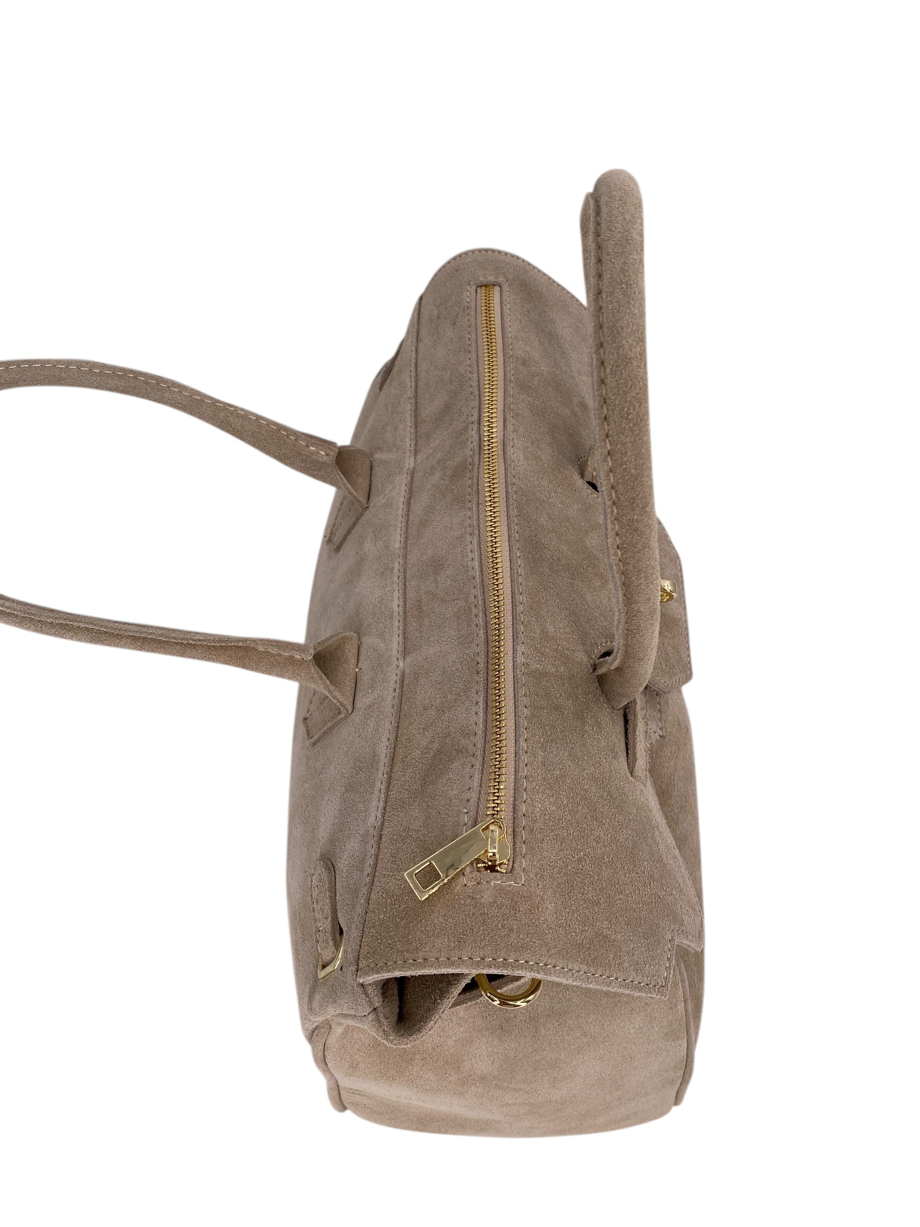 Juliette – Damenhandtasche und Umhängetasche aus echtem italienischen Leder mit doppelt verstärkten Griffen und gefüttertem Innenraum