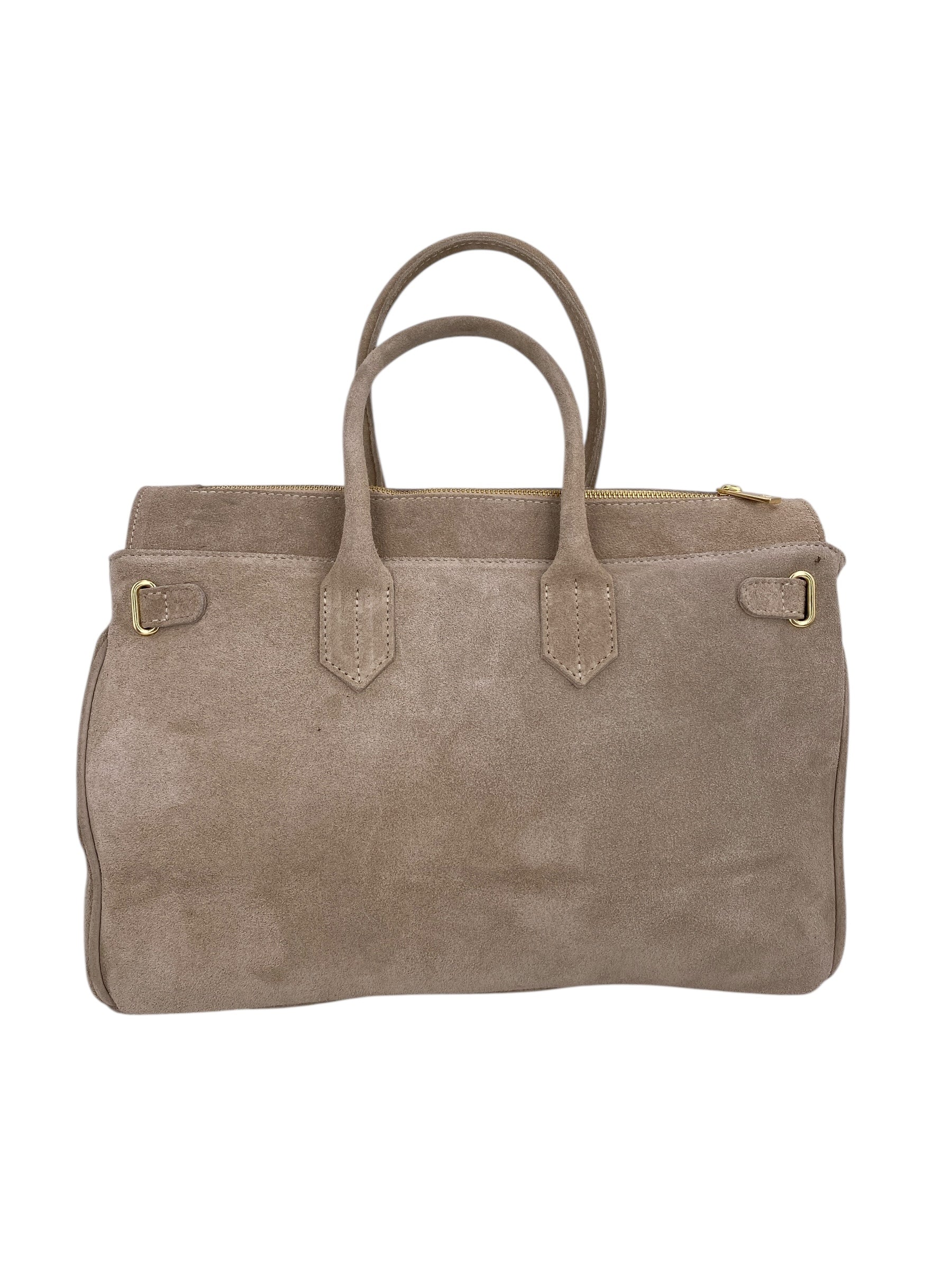 Juliette – Damenhandtasche und Umhängetasche aus echtem italienischen Leder mit doppelt verstärkten Griffen und gefüttertem Innenraum
