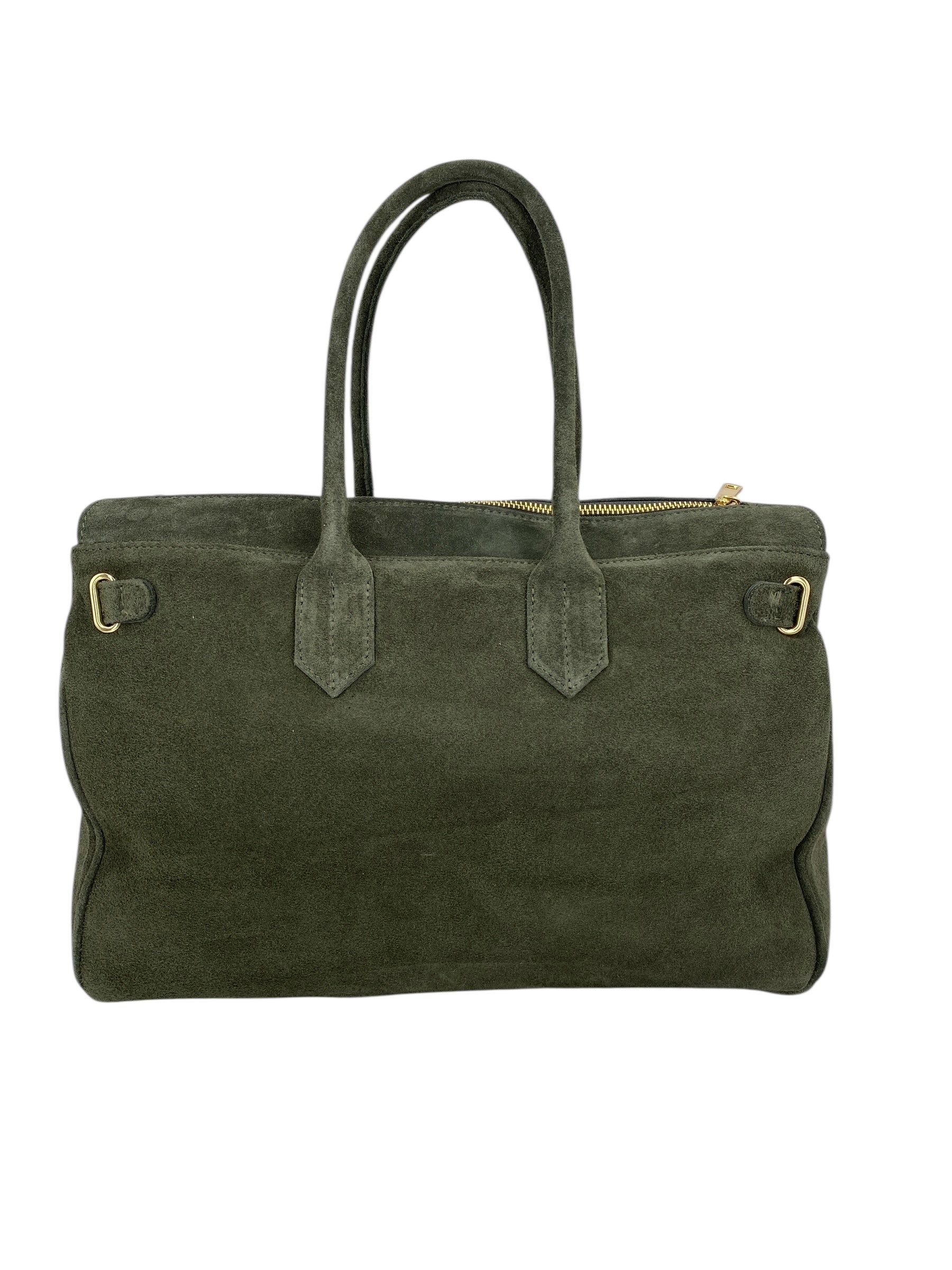 Juliette – Damenhandtasche und Umhängetasche aus echtem italienischen Leder mit doppelt verstärkten Griffen und gefüttertem Innenraum