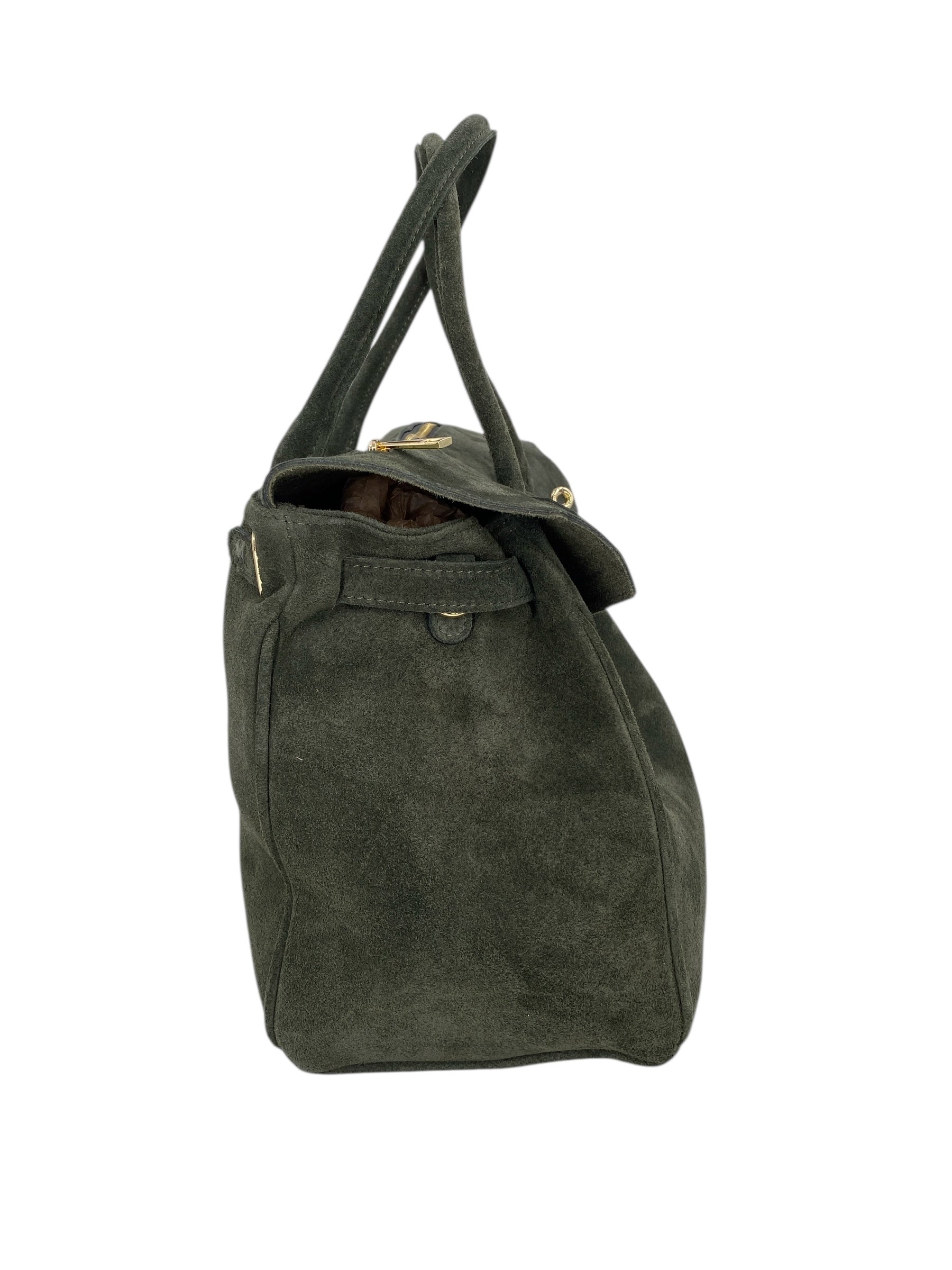 Juliette – Damenhandtasche und Umhängetasche aus echtem italienischen Leder mit doppelt verstärkten Griffen und gefüttertem Innenraum