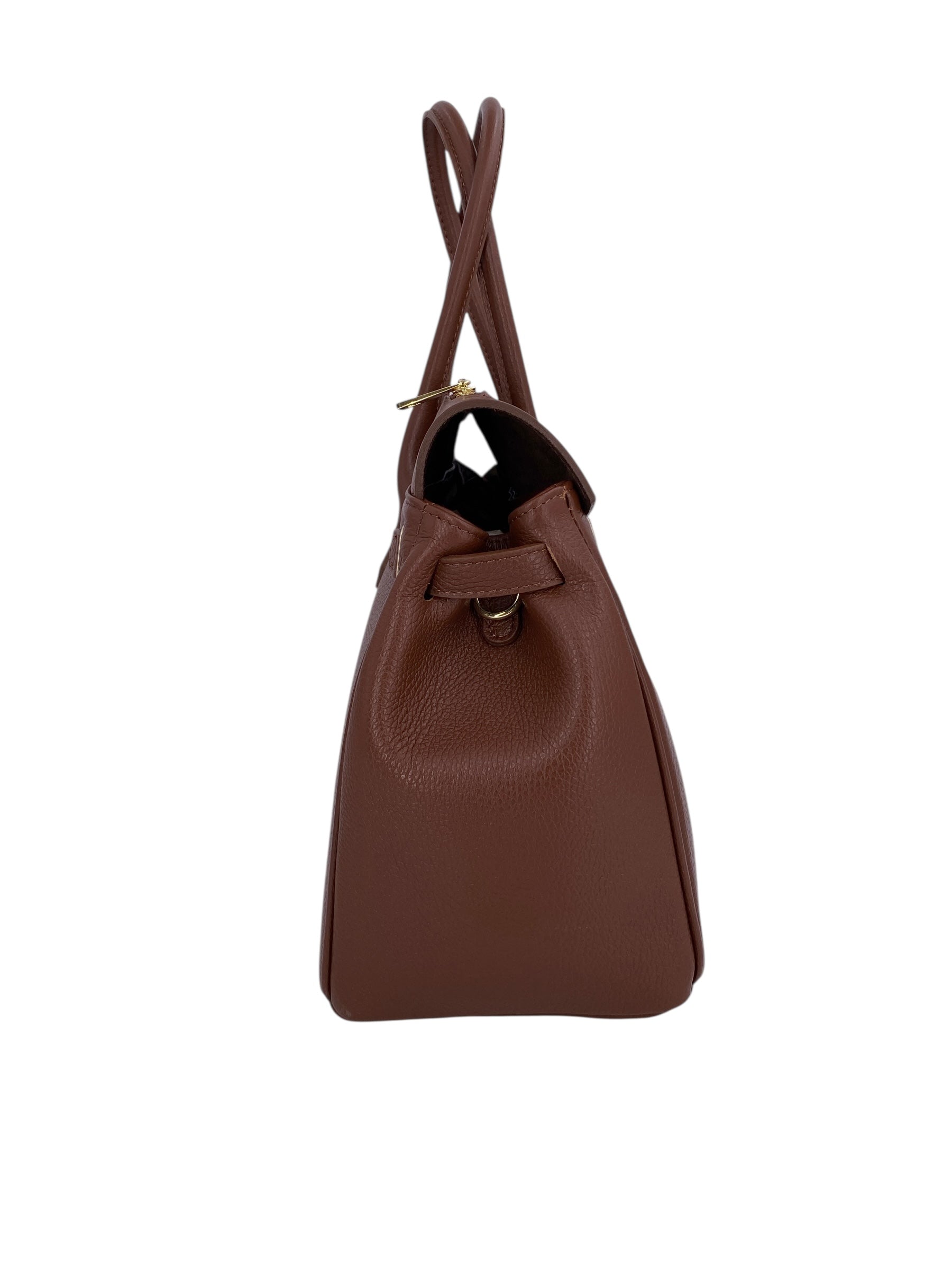 Juliette – Damenhandtasche und Umhängetasche aus echtem italienischen Leder mit doppelt verstärkten Griffen und gefüttertem Innenraum