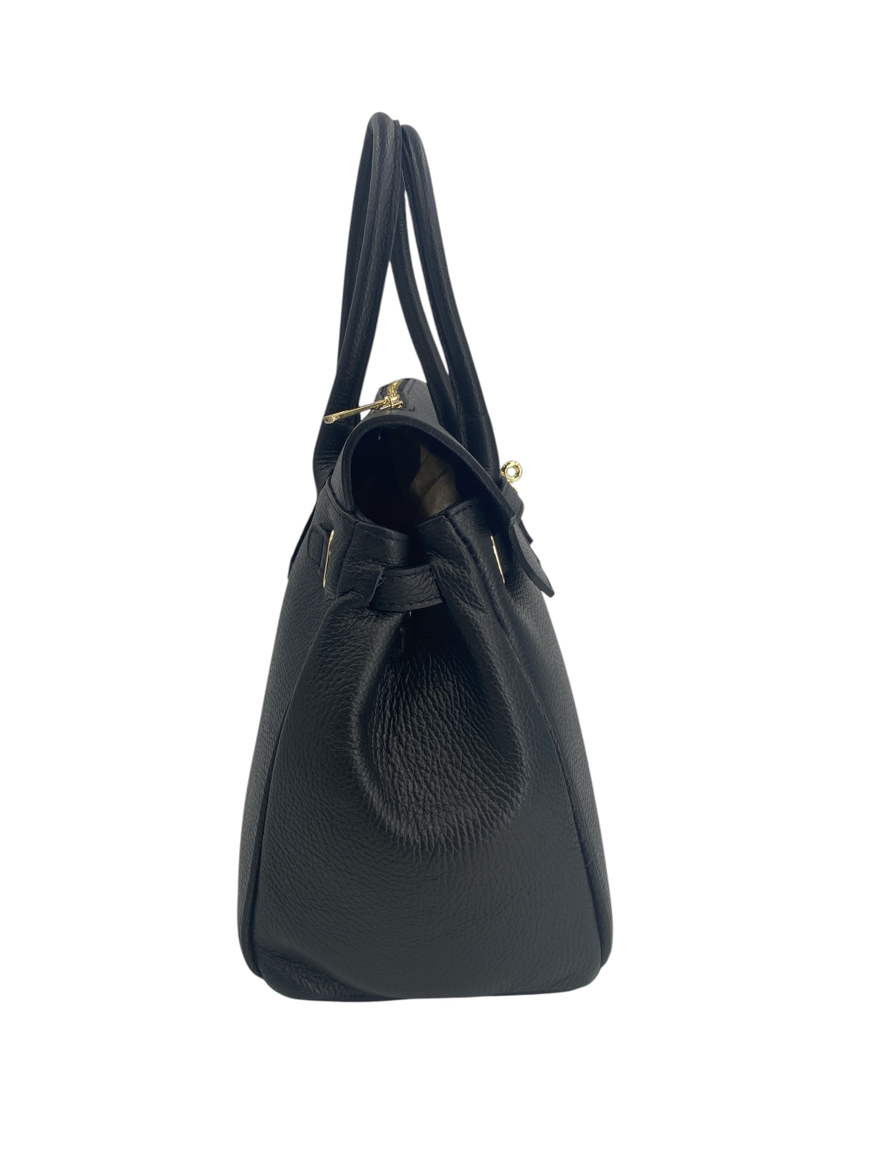 Juliette – Damenhandtasche und Umhängetasche aus echtem italienischen Leder mit doppelt verstärkten Griffen und gefüttertem Innenraum