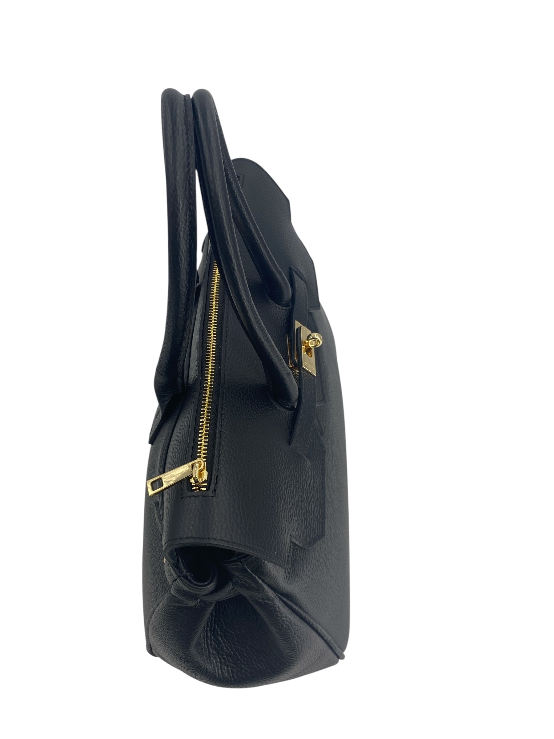 Juliette – Damenhandtasche und Umhängetasche aus echtem italienischen Leder mit doppelt verstärkten Griffen und gefüttertem Innenraum