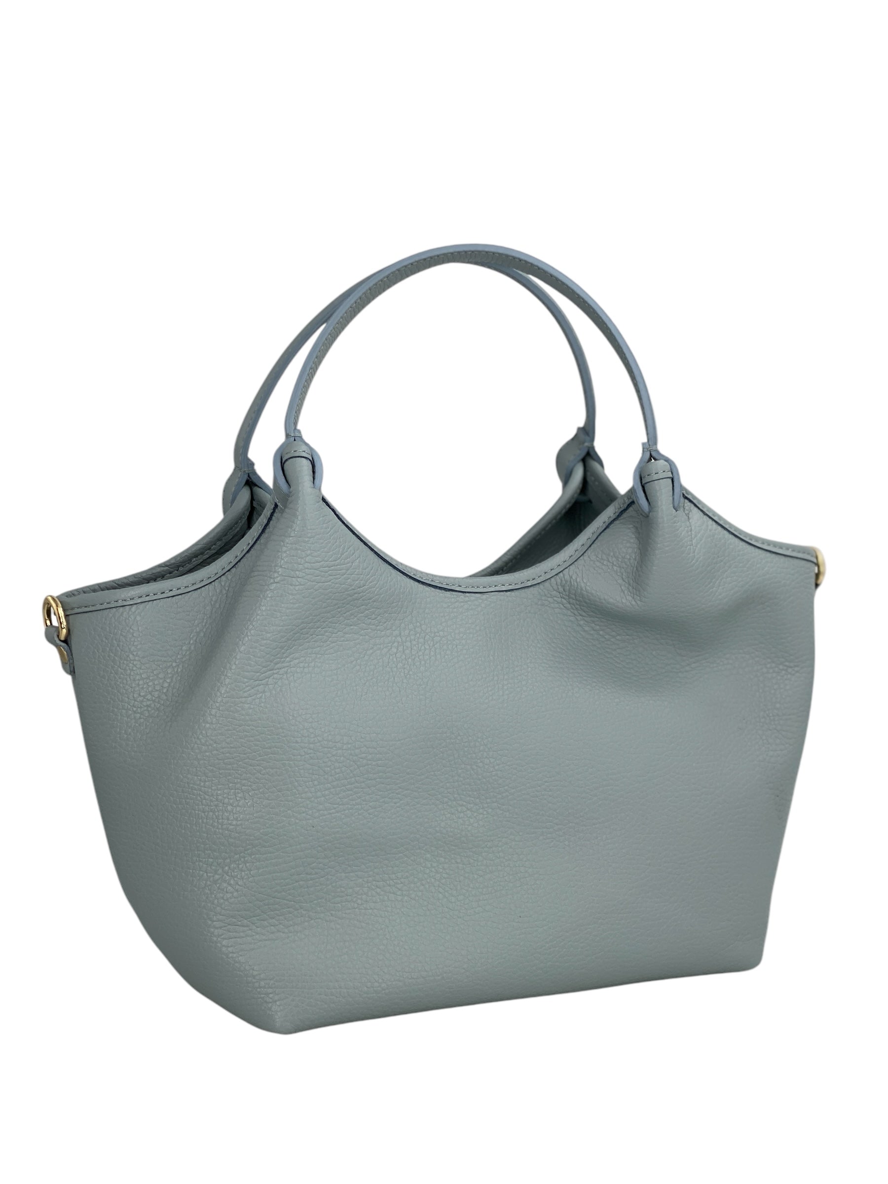 Charlotte – Women's handbag and shoulder bag in genuine Italian leather with technical fabric lining