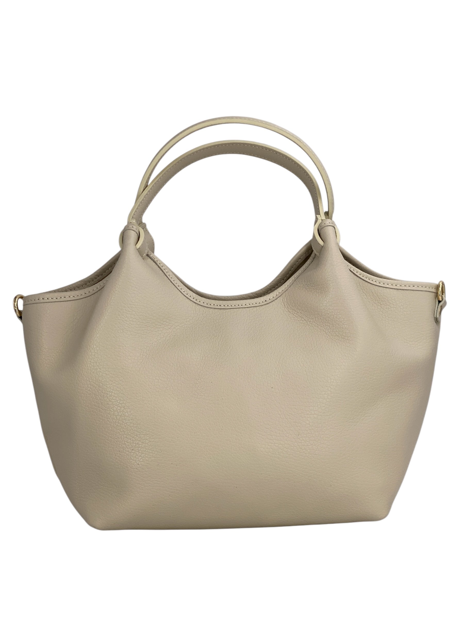 Charlotte – Women's handbag and shoulder bag in genuine Italian leather with technical fabric lining