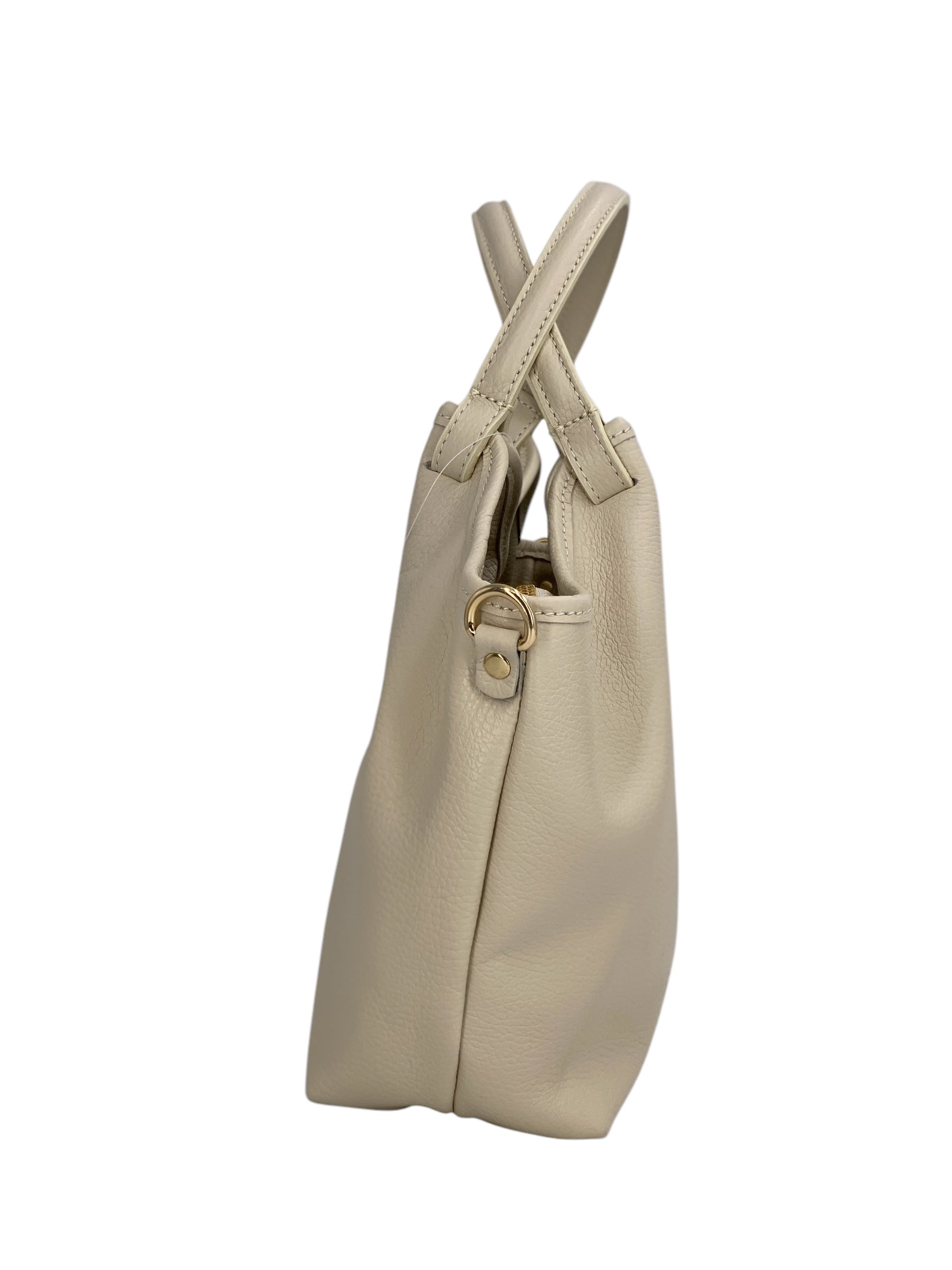 Charlotte – Women's handbag and shoulder bag in genuine Italian leather with technical fabric lining