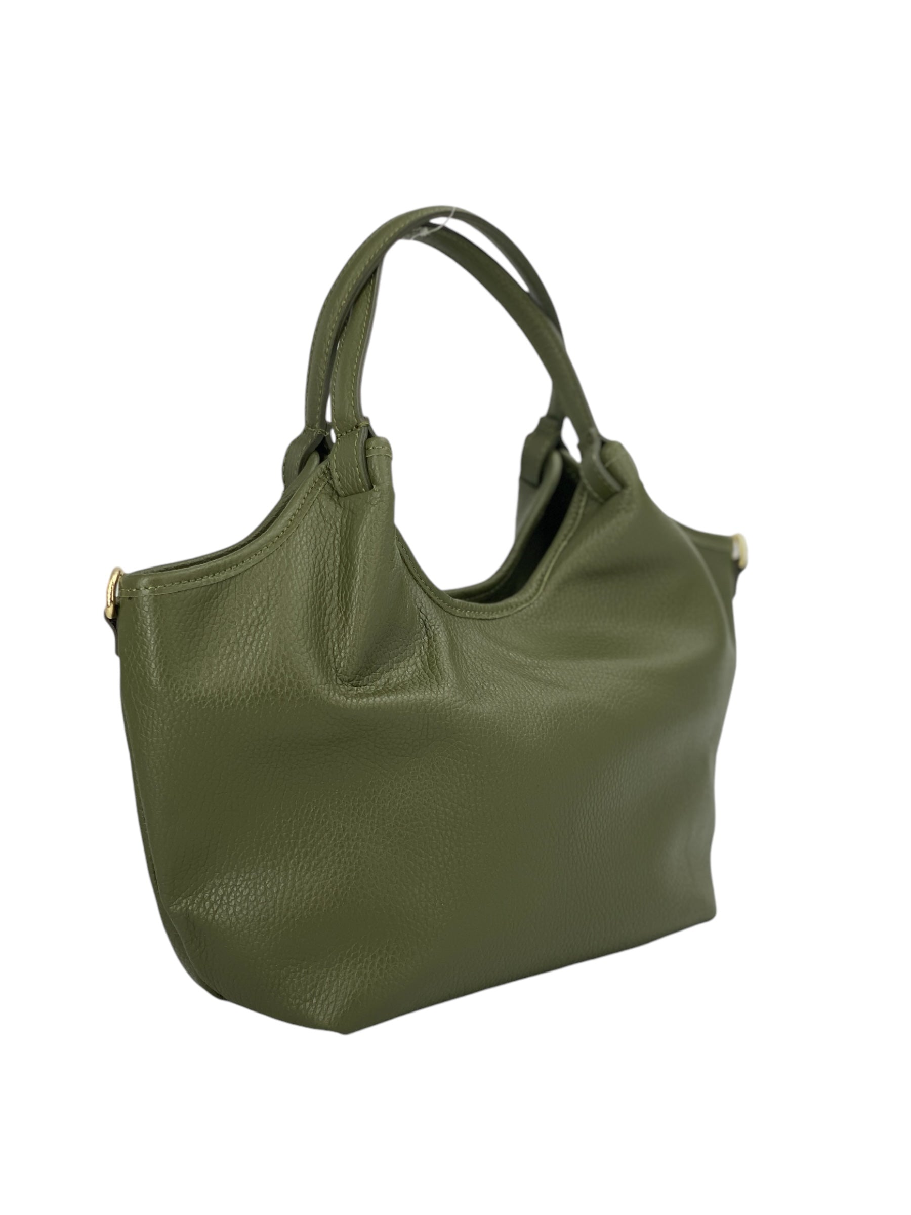 Charlotte – Women's handbag and shoulder bag in genuine Italian leather with technical fabric lining