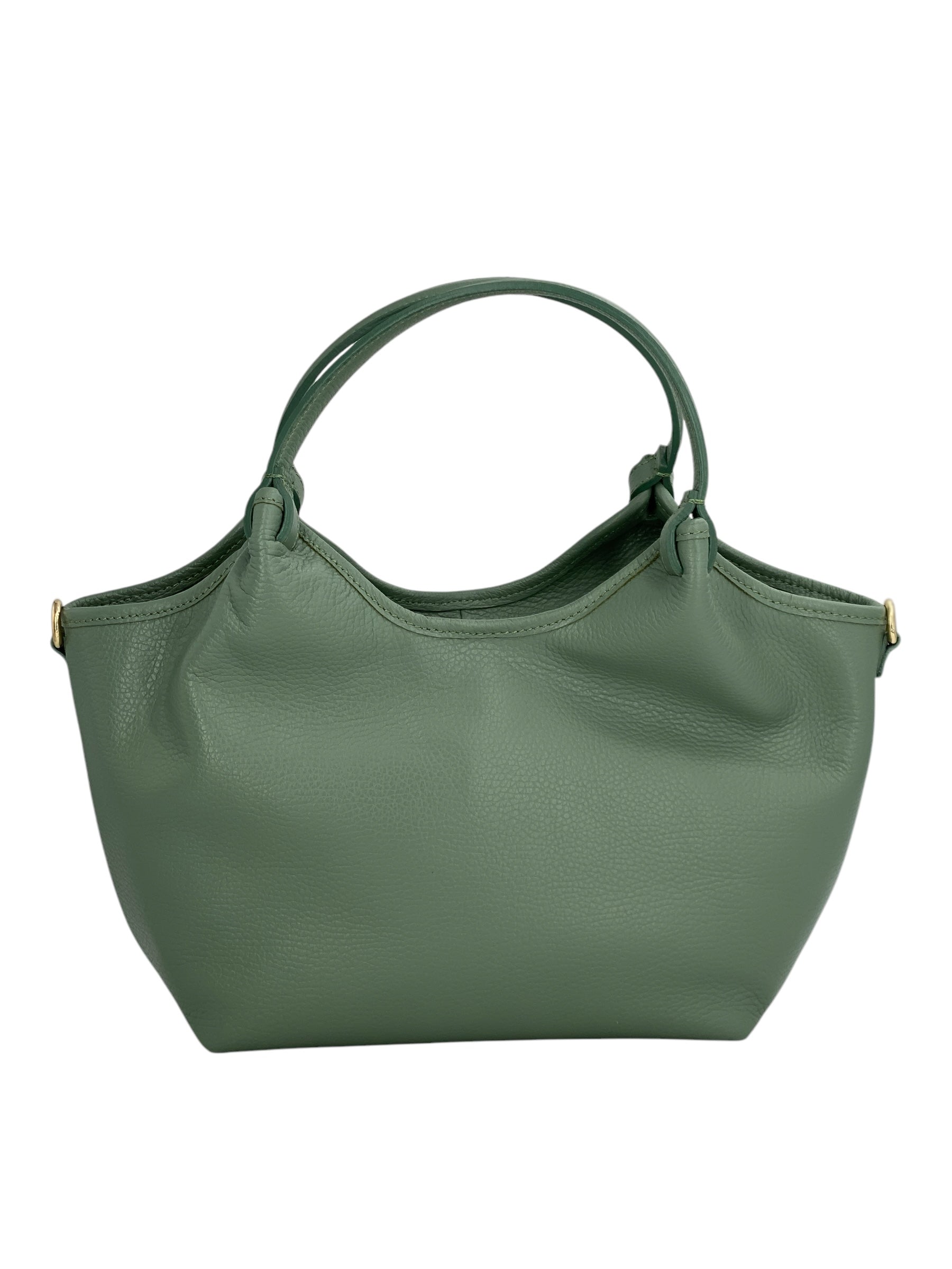 Charlotte – Women's handbag and shoulder bag in genuine Italian leather with technical fabric lining