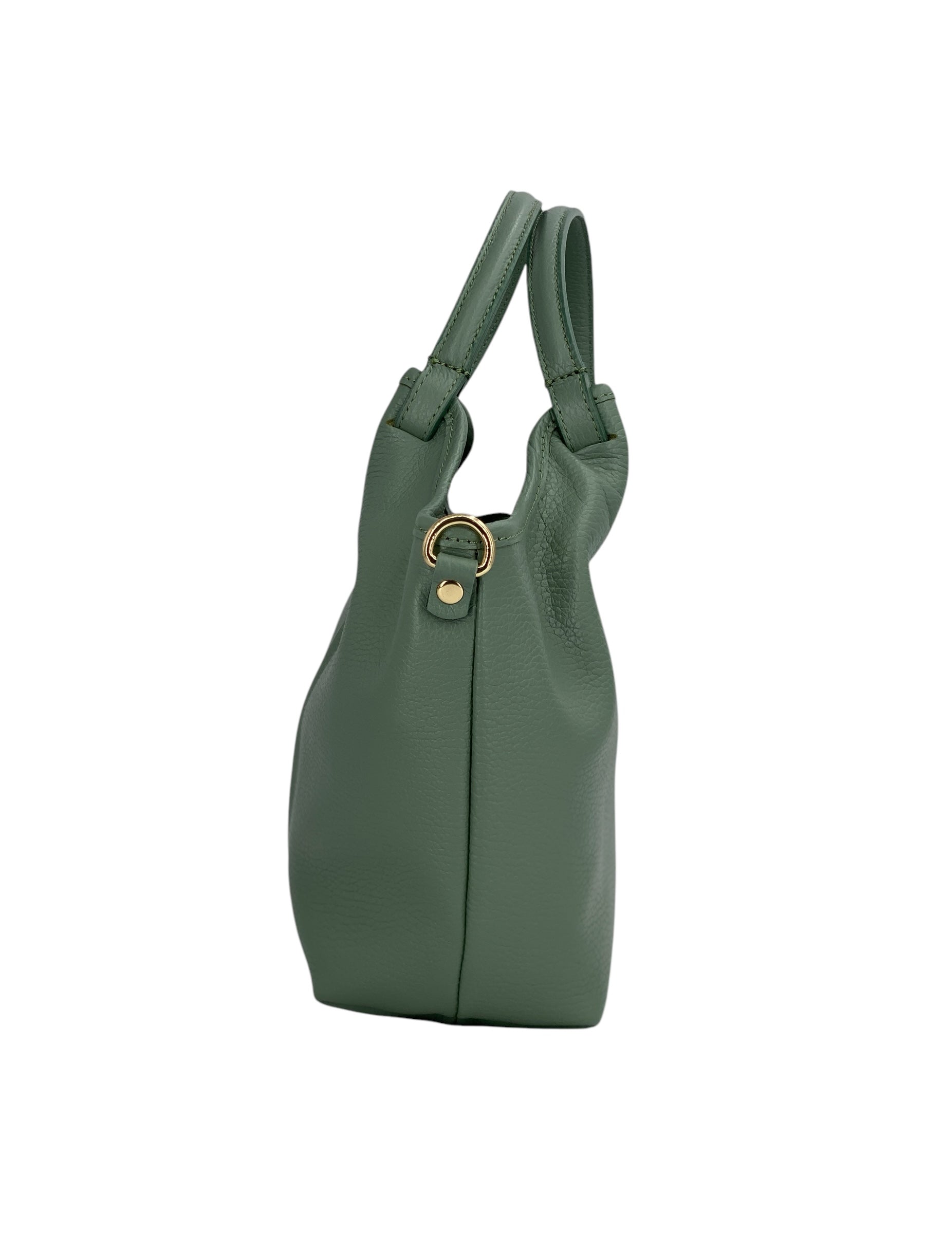 Charlotte – Women's handbag and shoulder bag in genuine Italian leather with technical fabric lining
