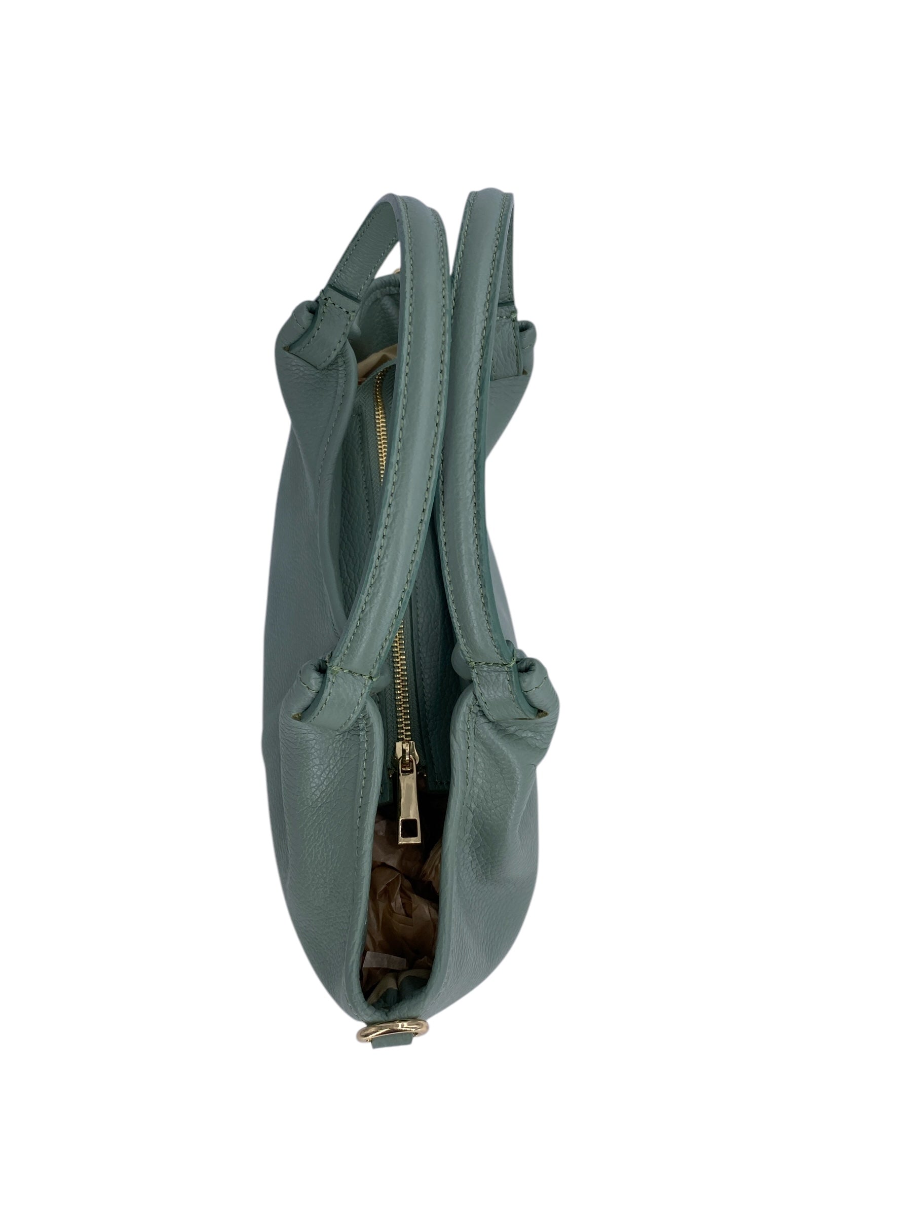 Charlotte – Women's handbag and shoulder bag in genuine Italian leather with technical fabric lining