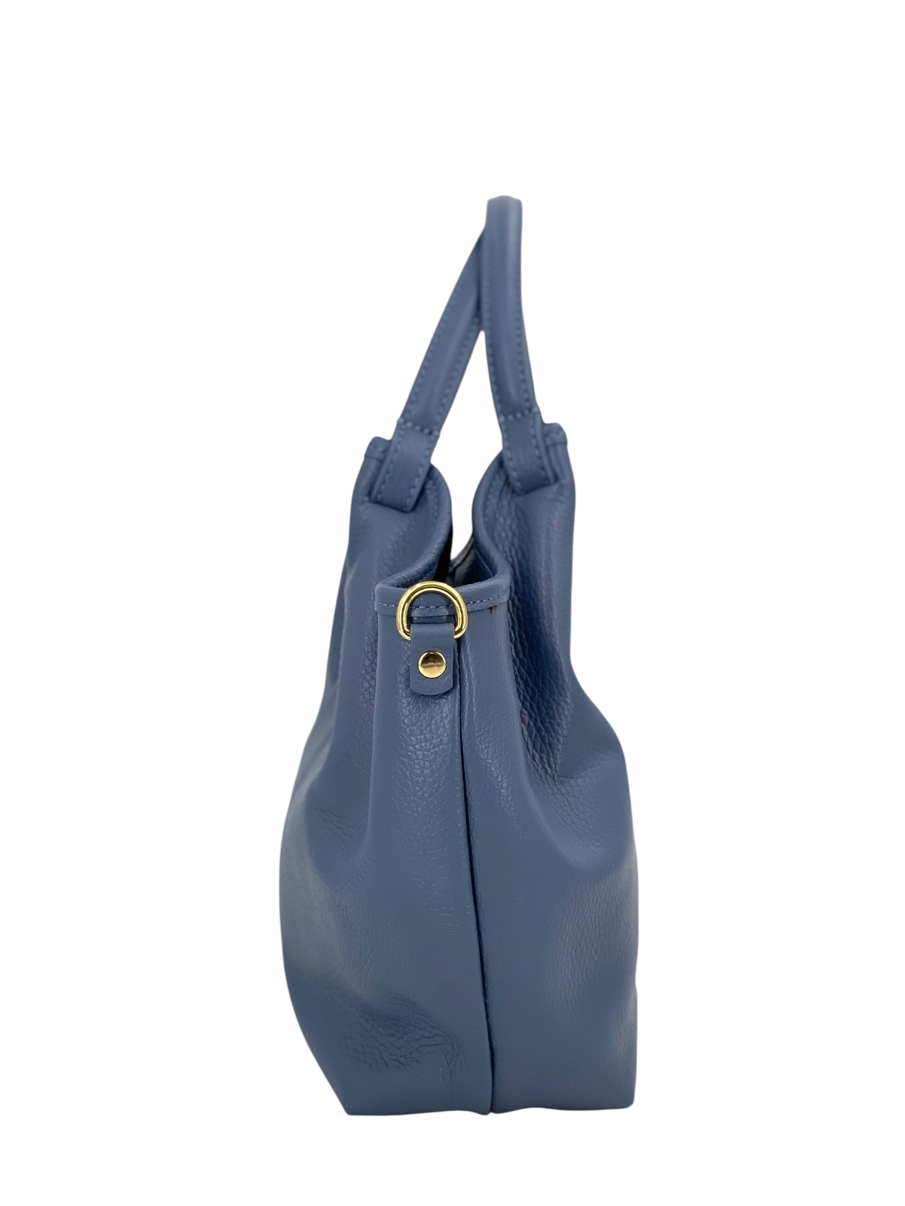 Charlotte – Women's handbag and shoulder bag in genuine Italian leather with technical fabric lining