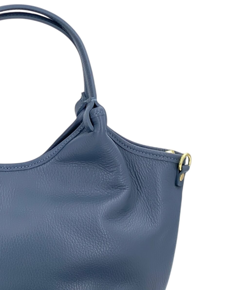 Charlotte – Women's handbag and shoulder bag in genuine Italian leather with technical fabric lining