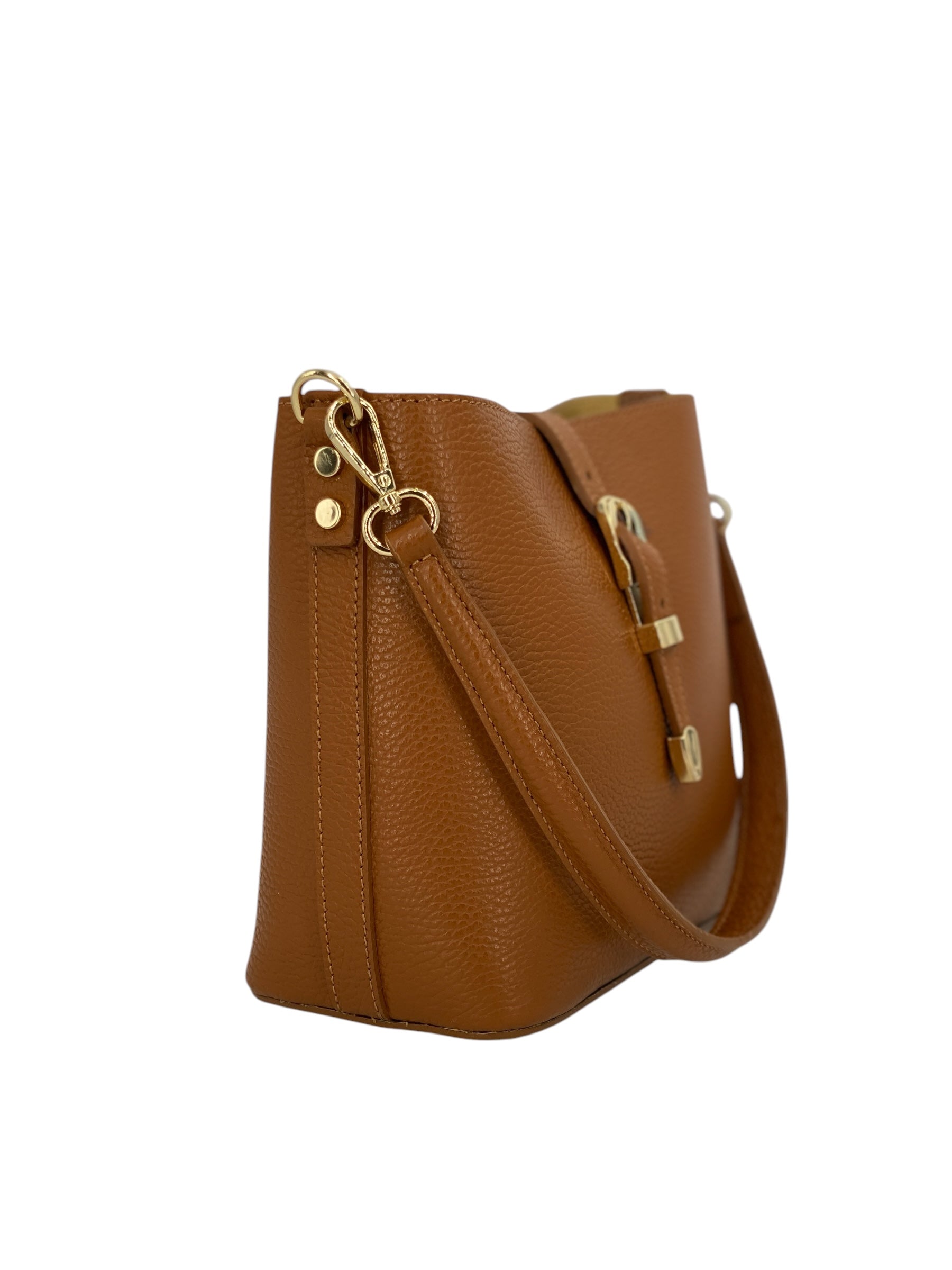 Chloe – Women's handbag and shoulder bag in genuine Italian leather with a solid and flexible structure