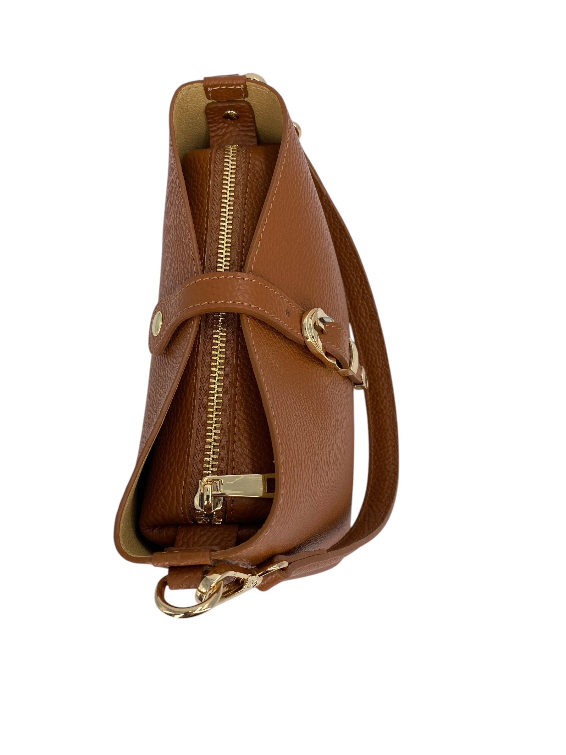 Chloe – Women's handbag and shoulder bag in genuine Italian leather with a solid and flexible structure