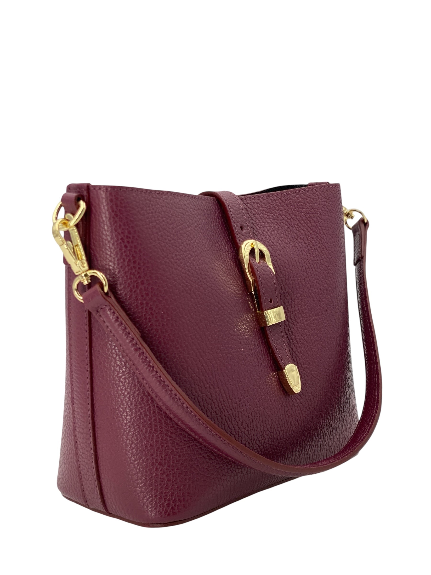 Chloe – Women's handbag and shoulder bag in genuine Italian leather with a solid and flexible structure