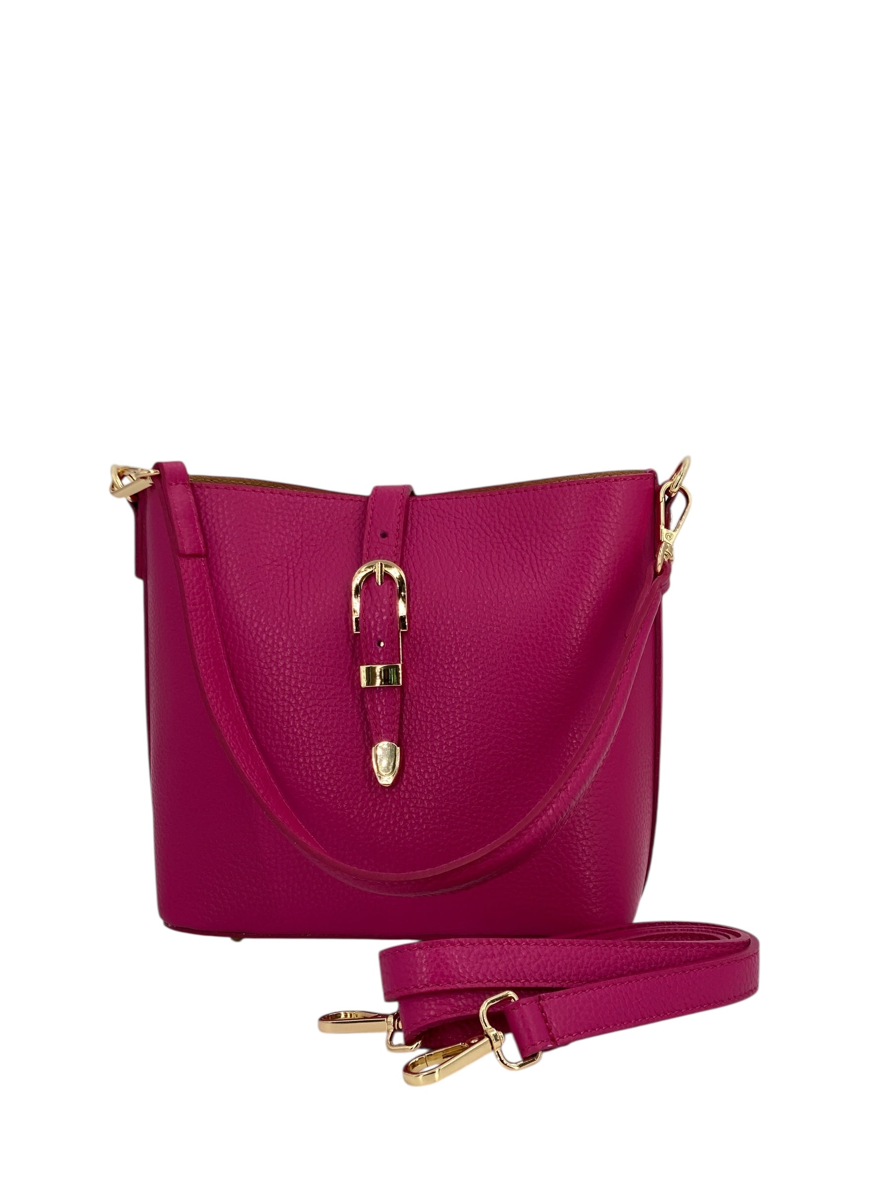 Chloe – Women's handbag and shoulder bag in genuine Italian leather with a solid and flexible structure