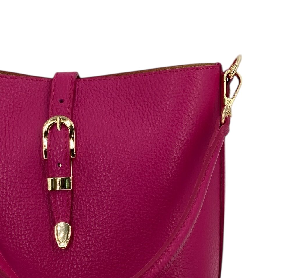 Chloe – Women's handbag and shoulder bag in genuine Italian leather with a solid and flexible structure