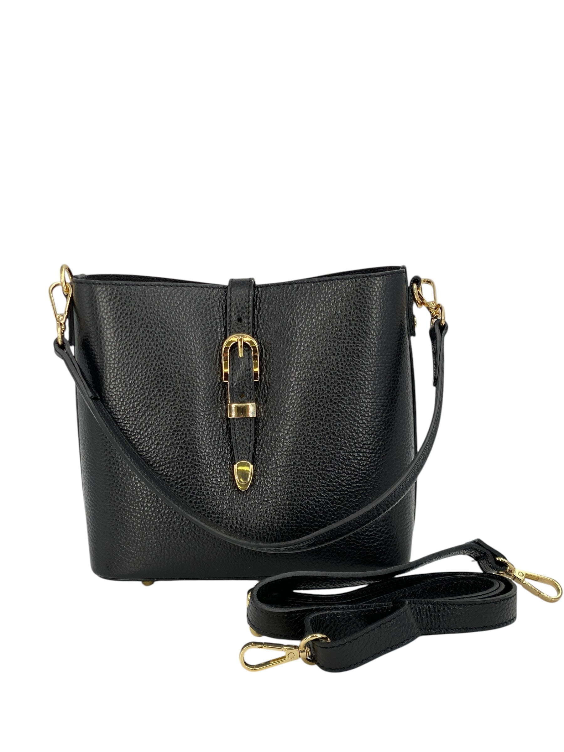 Chloe – Women's handbag and shoulder bag in genuine Italian leather with a solid and flexible structure