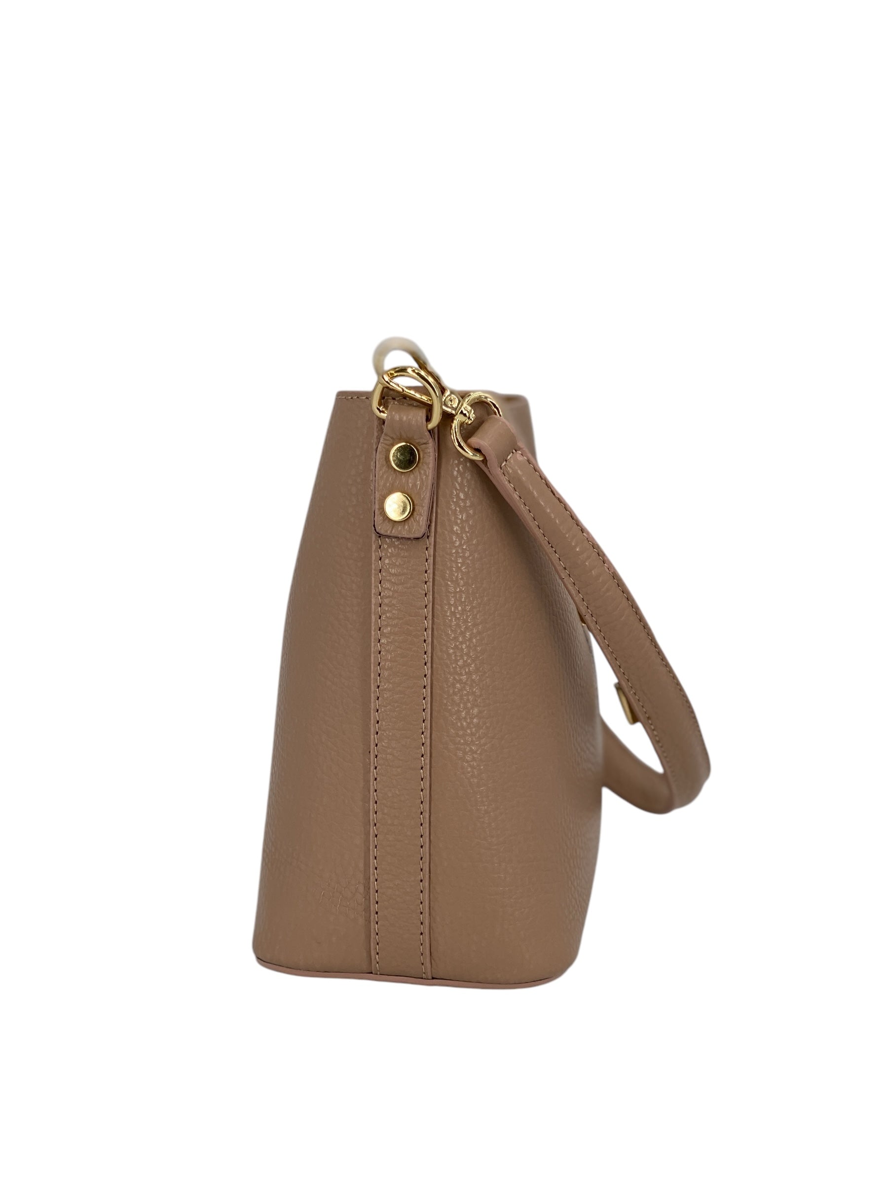 Chloe – Women's handbag and shoulder bag in genuine Italian leather with a solid and flexible structure