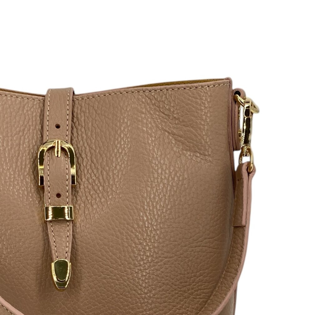 Chloe – Women's handbag and shoulder bag in genuine Italian leather with a solid and flexible structure