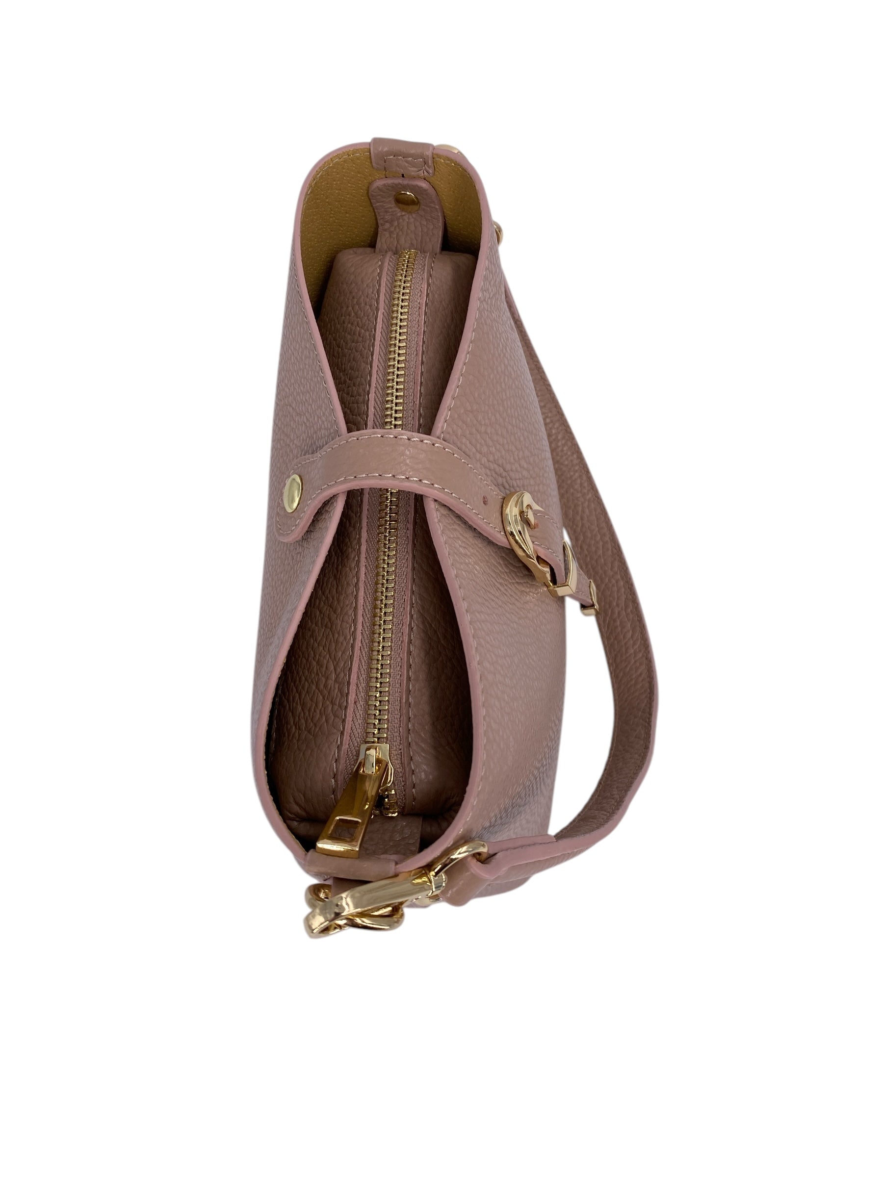 Chloe – Women's handbag and shoulder bag in genuine Italian leather with a solid and flexible structure