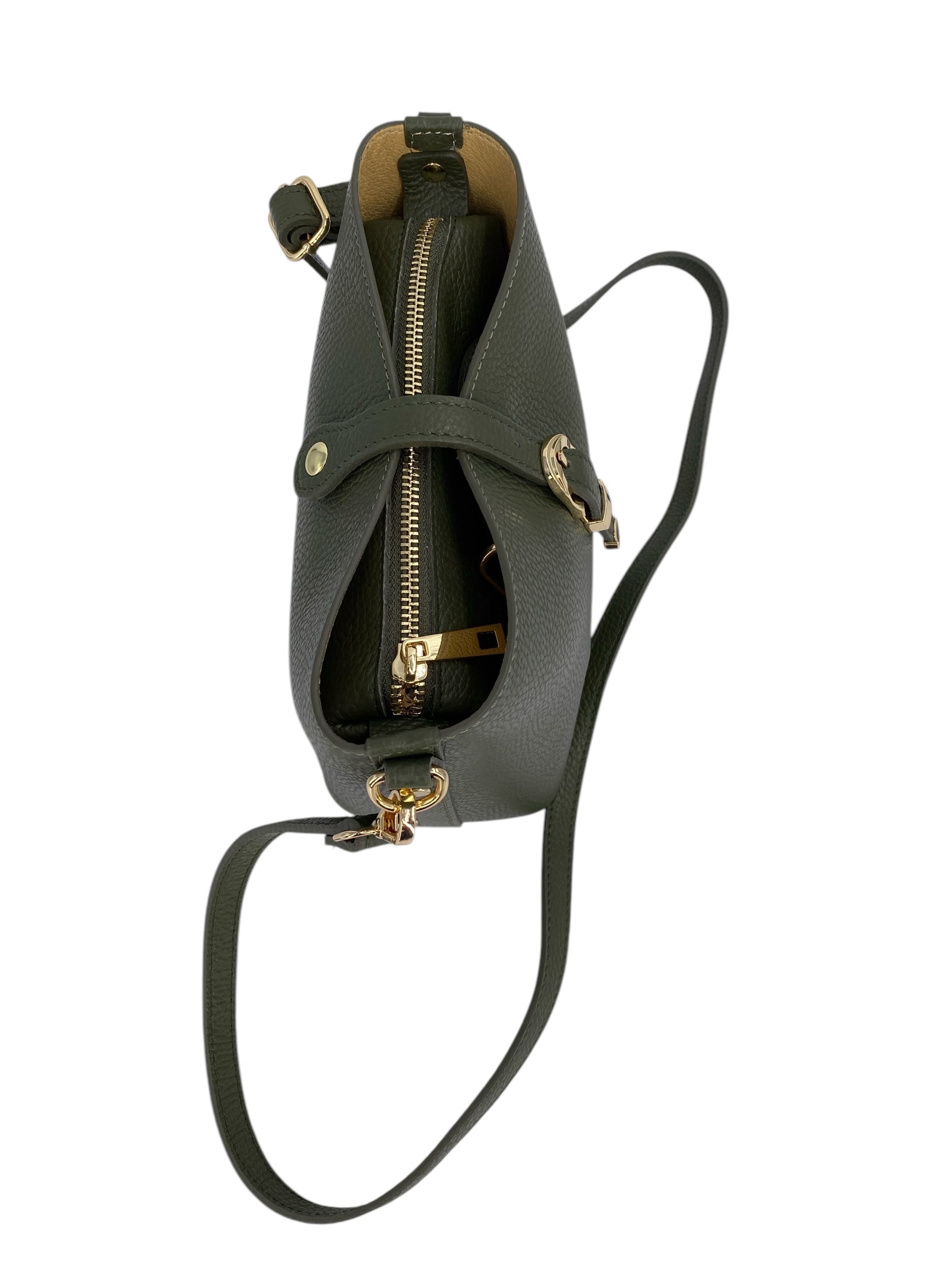 Chloe – Women's handbag and shoulder bag in genuine Italian leather with a solid and flexible structure