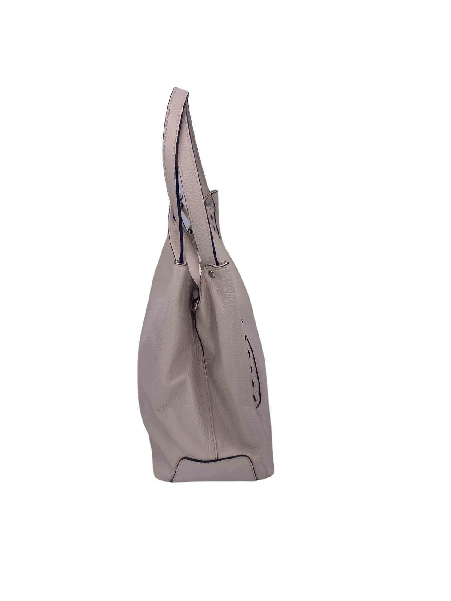 Jade – Damenhandtasche, Schultertasche und Crossbody-Tasche aus echtem italienischen Leder mit Doppelgriffen und Mehrzwecktaschen