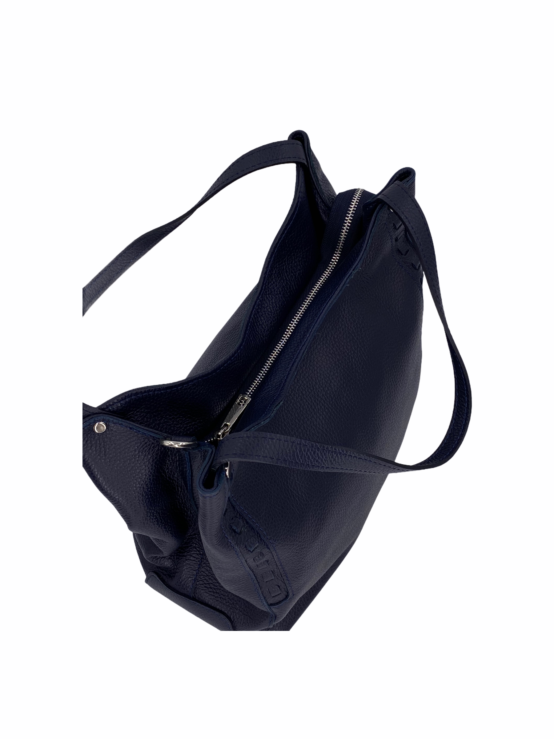 Jade – Damenhandtasche, Schultertasche und Crossbody-Tasche aus echtem italienischen Leder mit Doppelgriffen und Mehrzwecktaschen