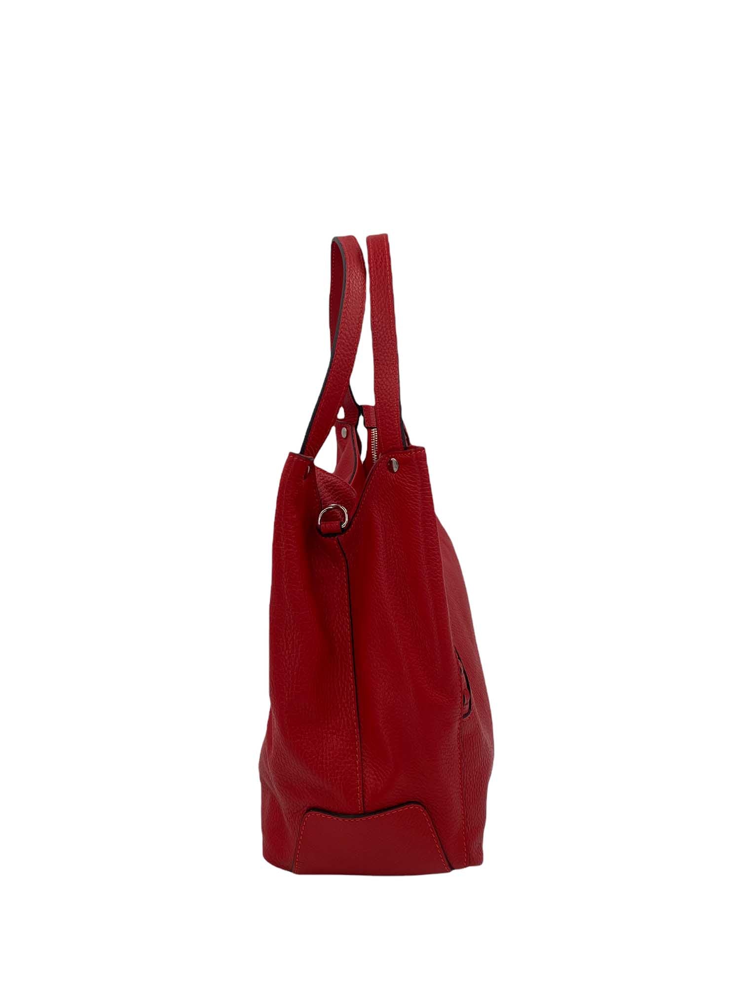 Jade – Damenhandtasche, Schultertasche und Crossbody-Tasche aus echtem italienischen Leder mit Doppelgriffen und Mehrzwecktaschen