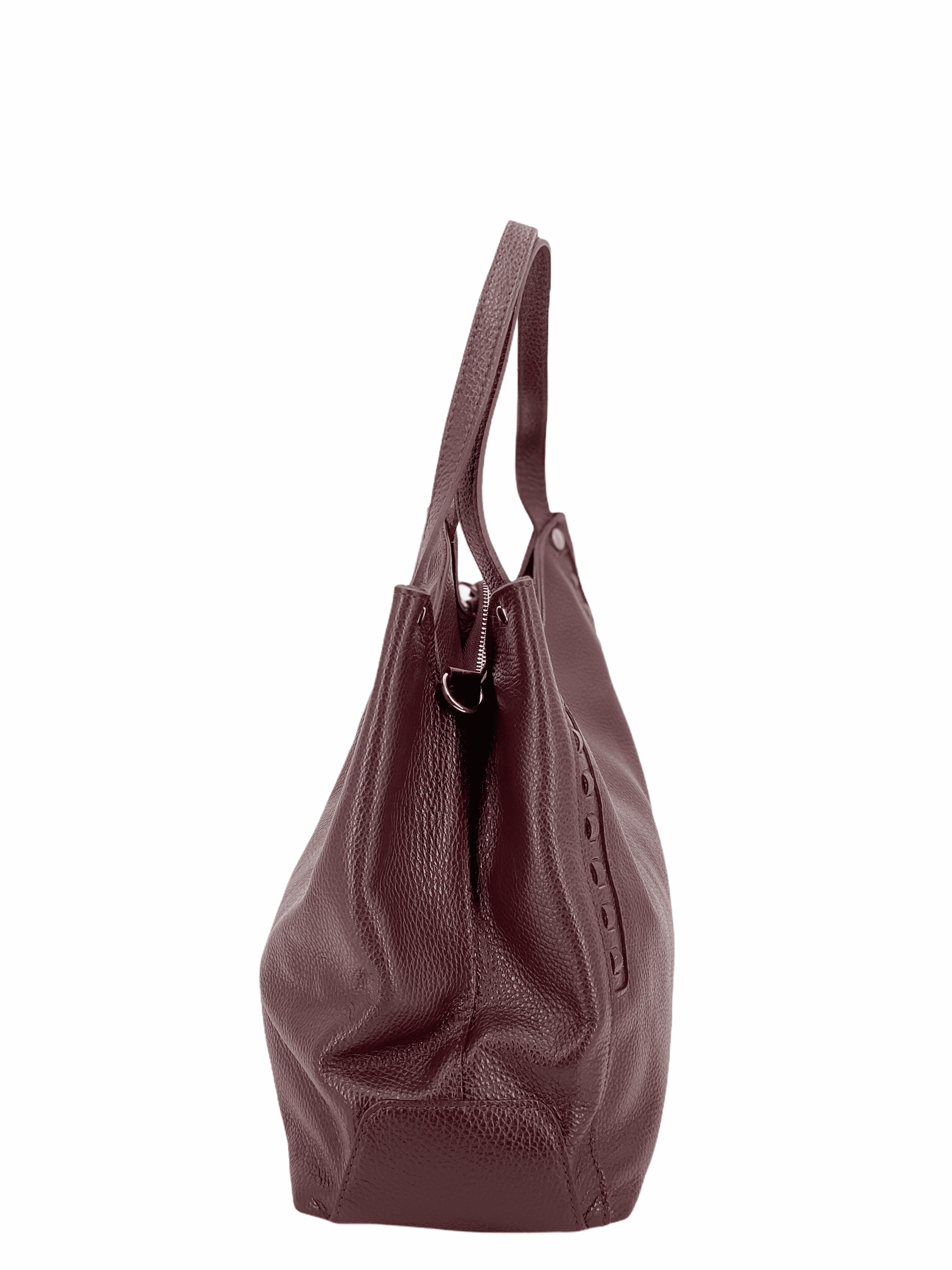 Jade – Damenhandtasche, Schultertasche und Crossbody-Tasche aus echtem italienischen Leder mit Doppelgriffen und Mehrzwecktaschen