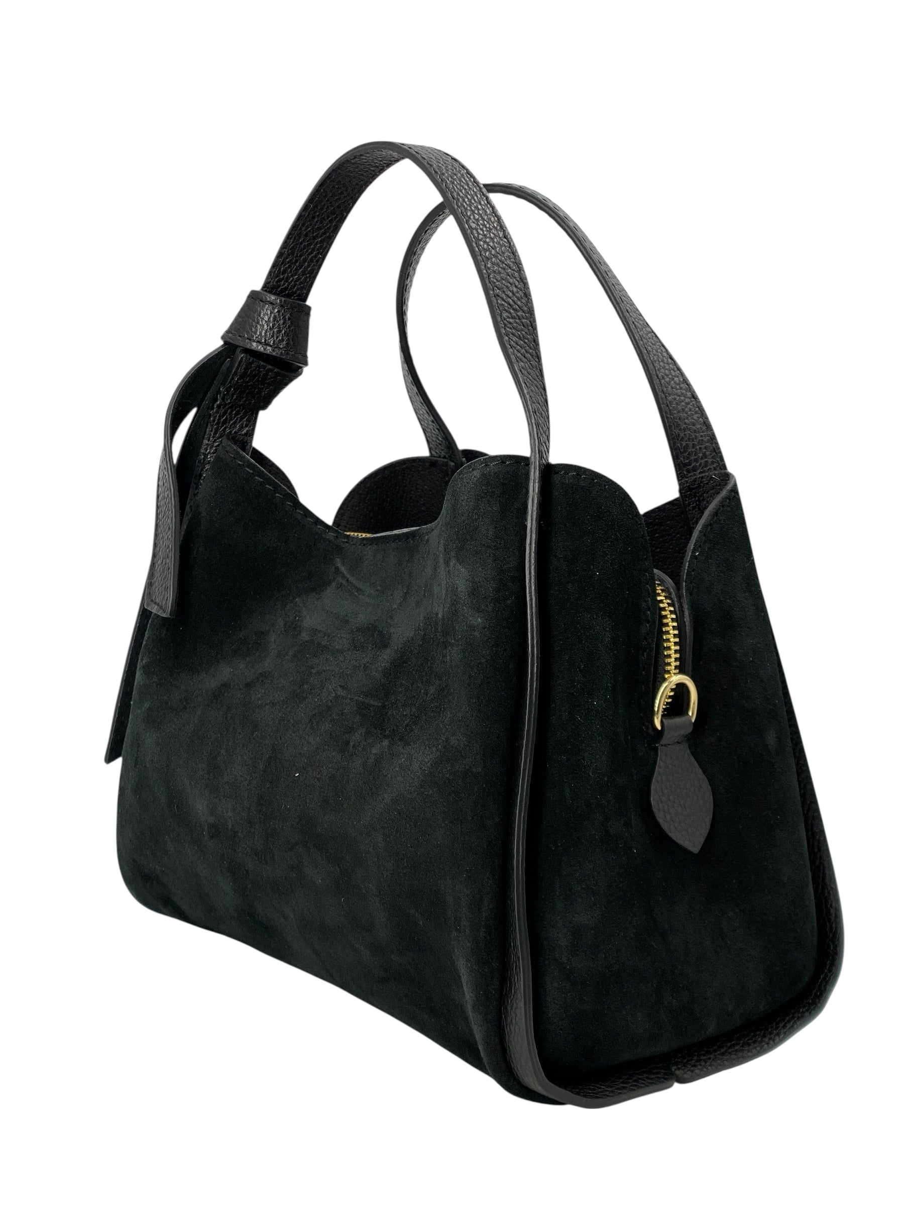 Colette – Women's handbag and shoulder bag in genuine Italian leather with double rigid handles