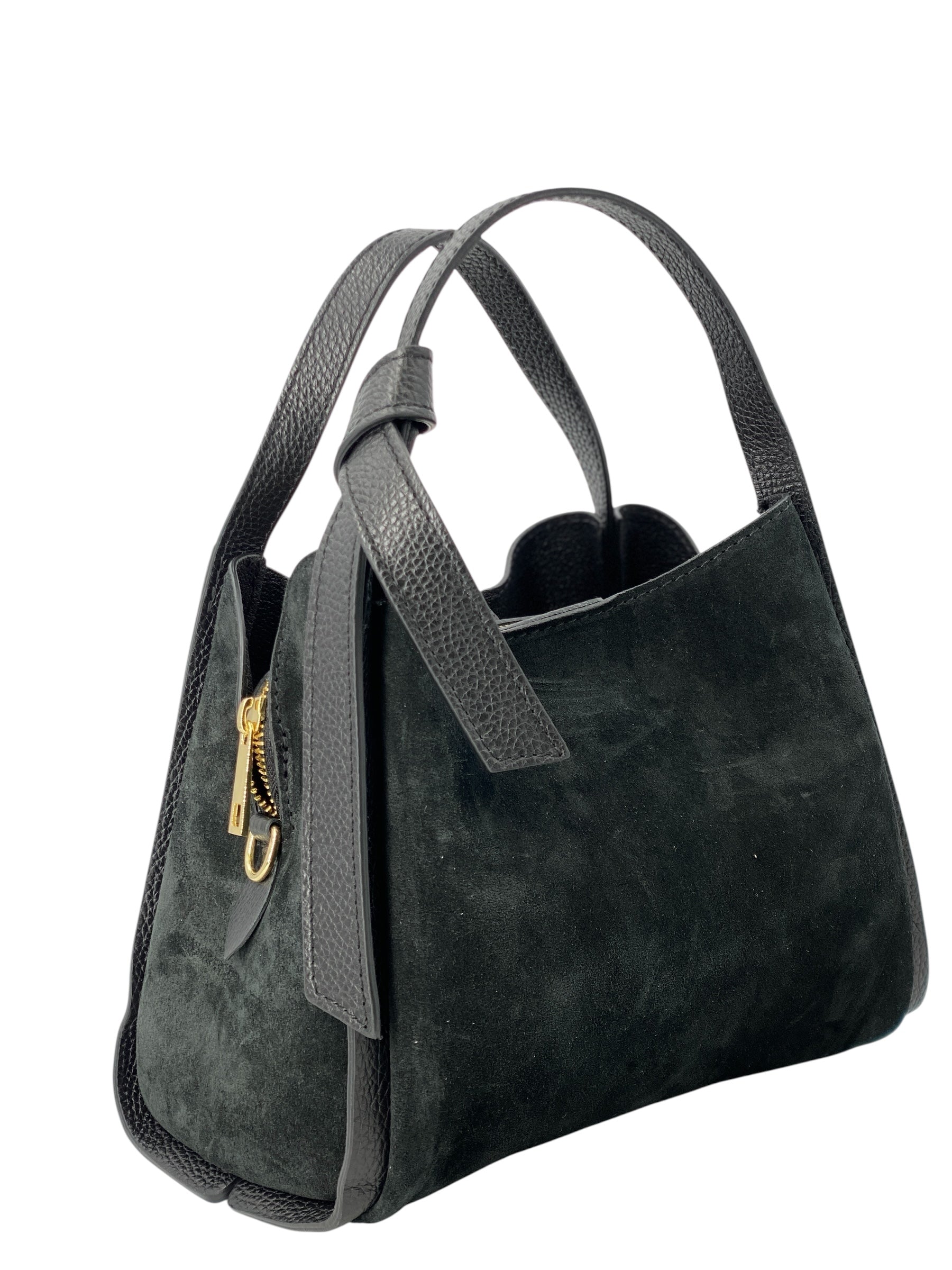 Colette – Women's handbag and shoulder bag in genuine Italian leather with double rigid handles
