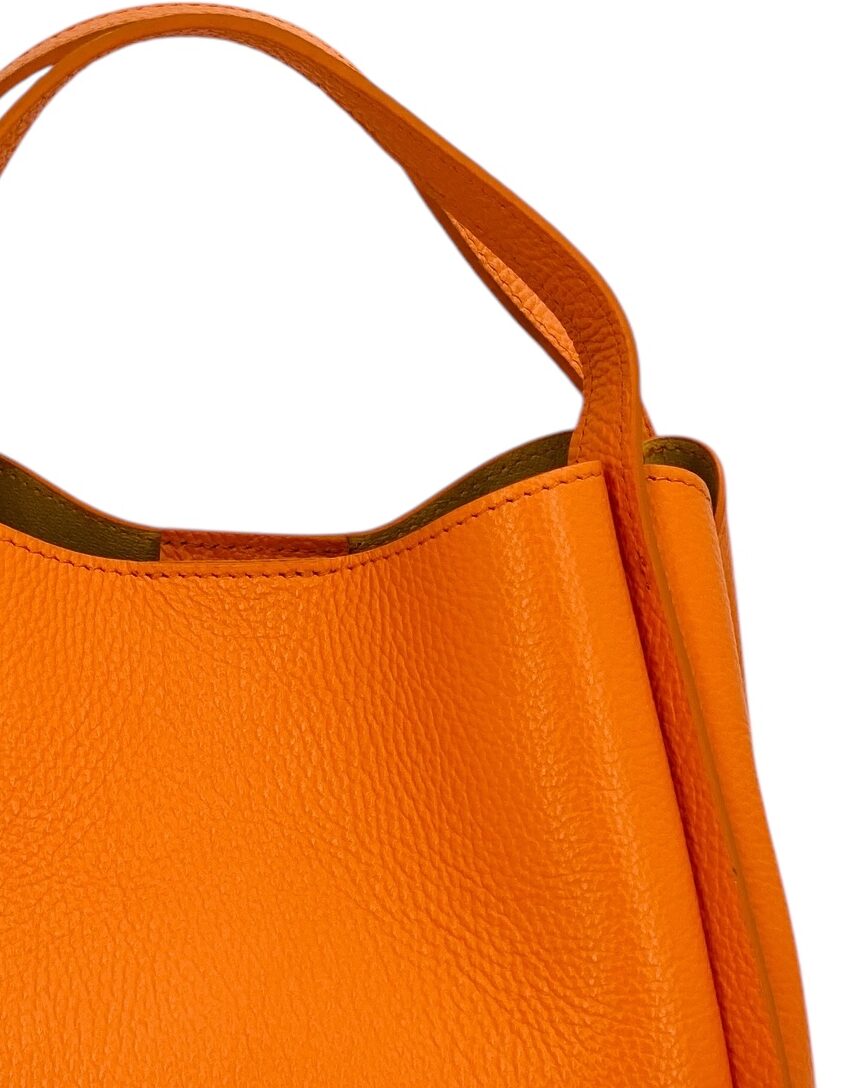 Colette – Women's handbag and shoulder bag in genuine Italian leather with double rigid handles