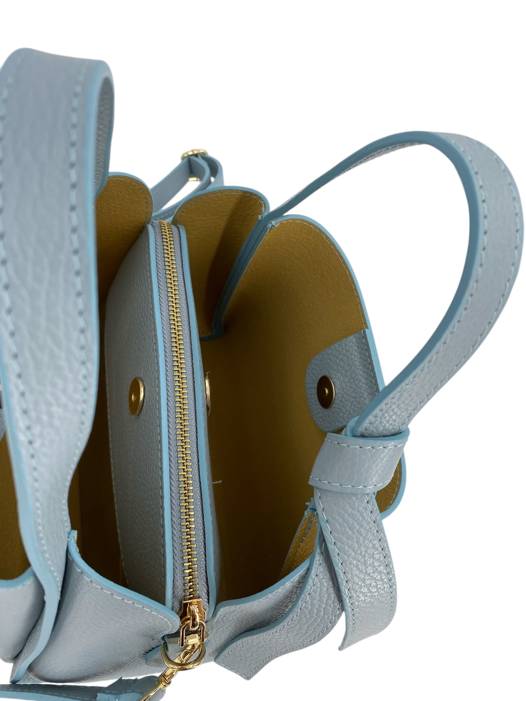 Colette – Women's handbag and shoulder bag in genuine Italian leather with double rigid handles