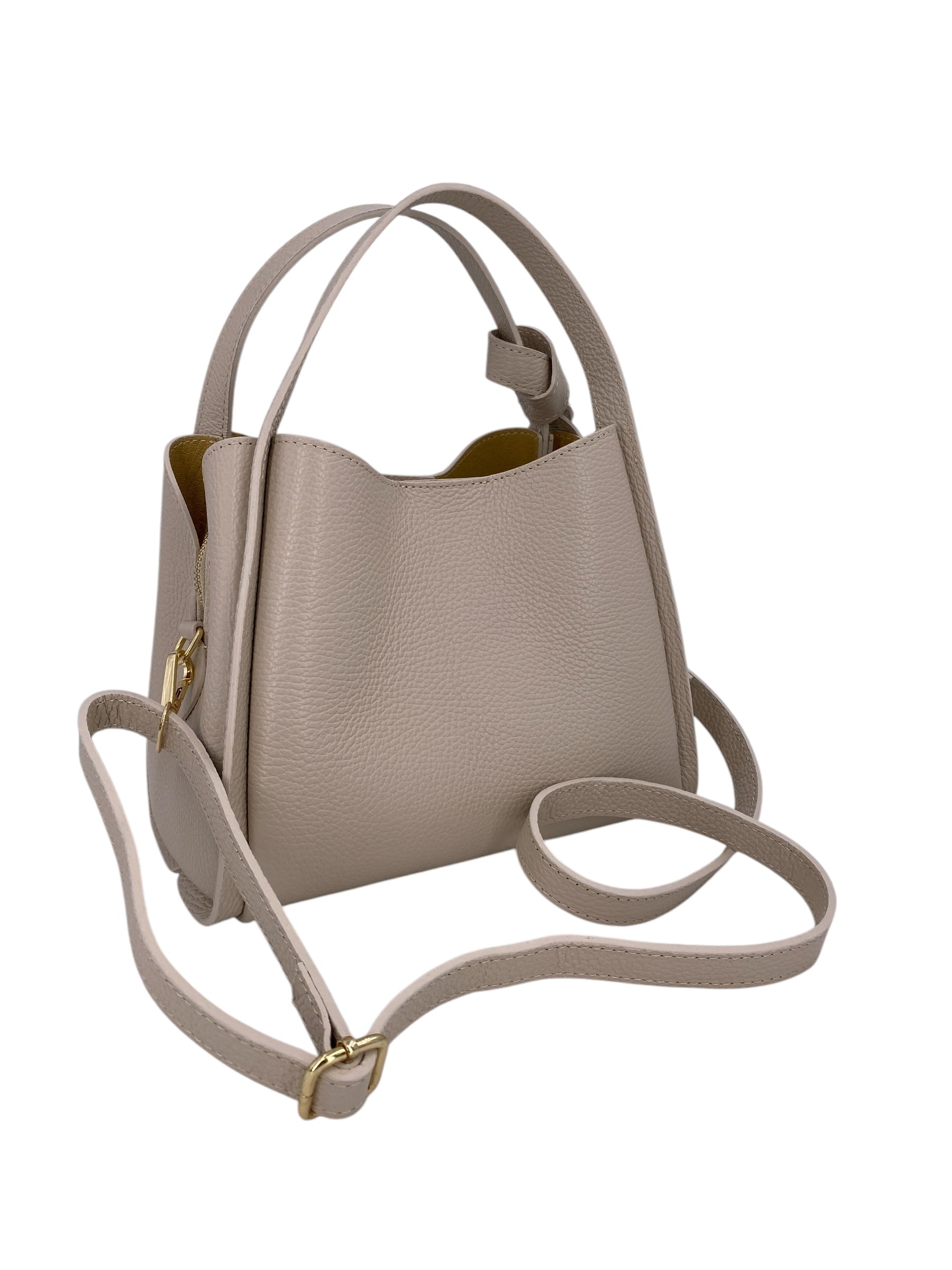 Colette – Women's handbag and shoulder bag in genuine Italian leather with double rigid handles