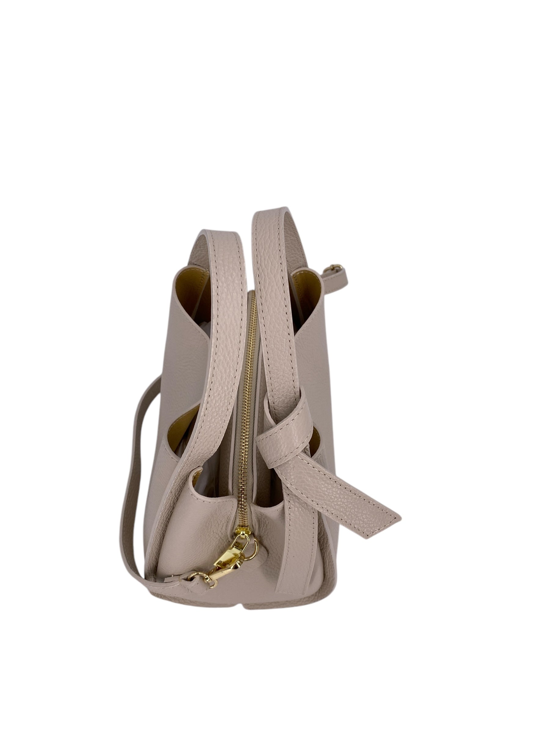 Colette – Women's handbag and shoulder bag in genuine Italian leather with double rigid handles