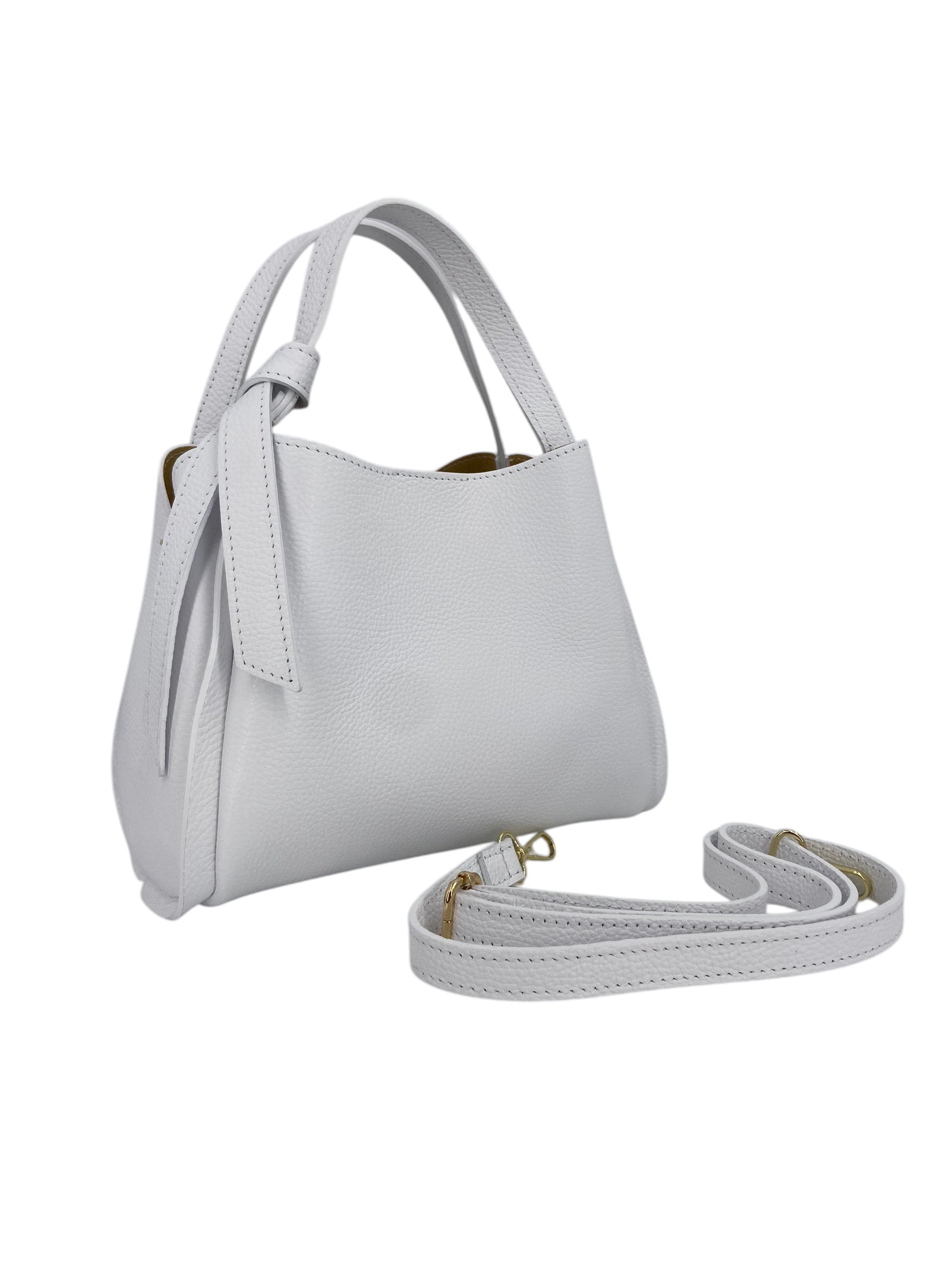 Colette – Women's handbag and shoulder bag in genuine Italian leather with double rigid handles