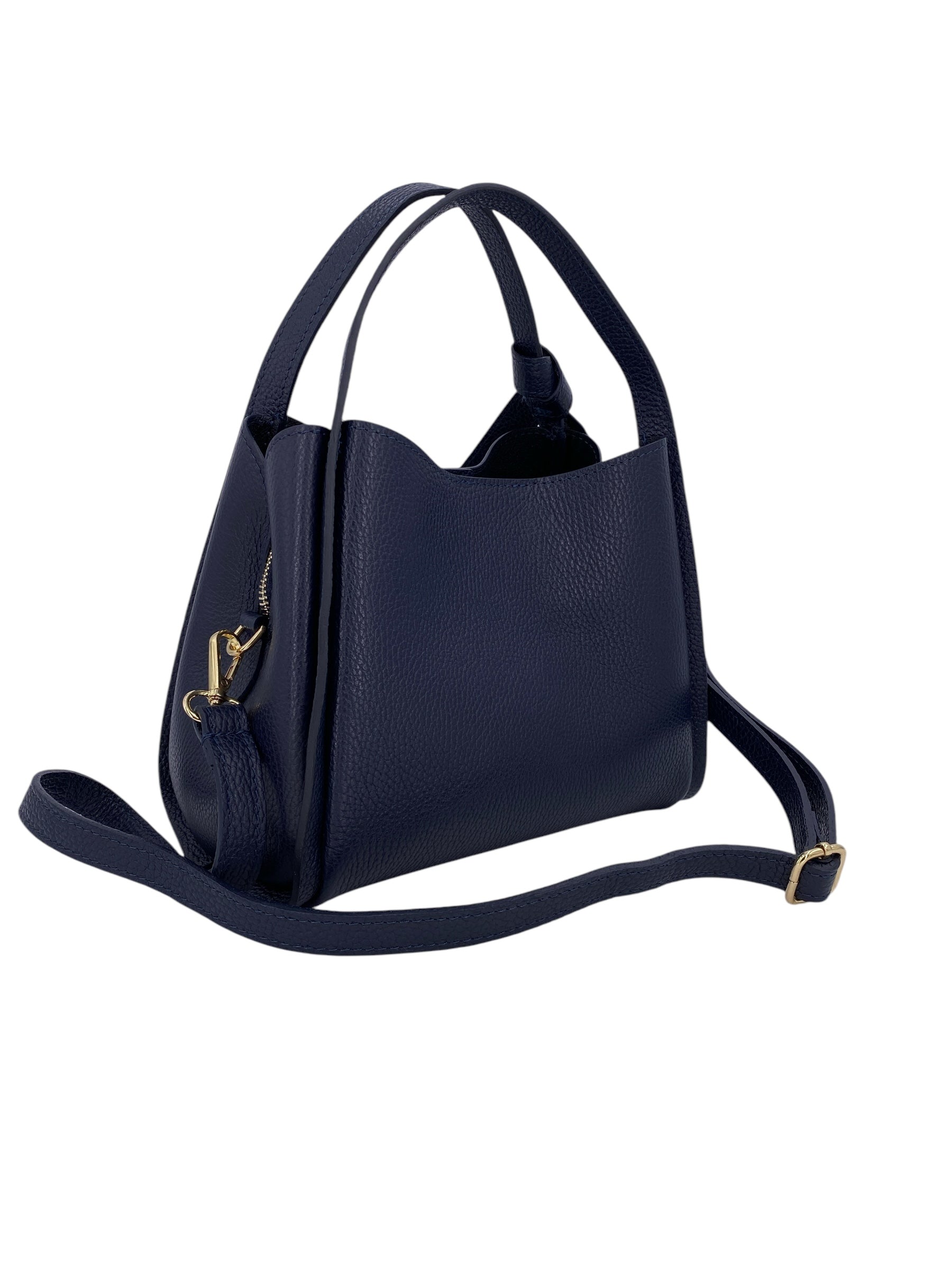 Colette – Women's handbag and shoulder bag in genuine Italian leather with double rigid handles
